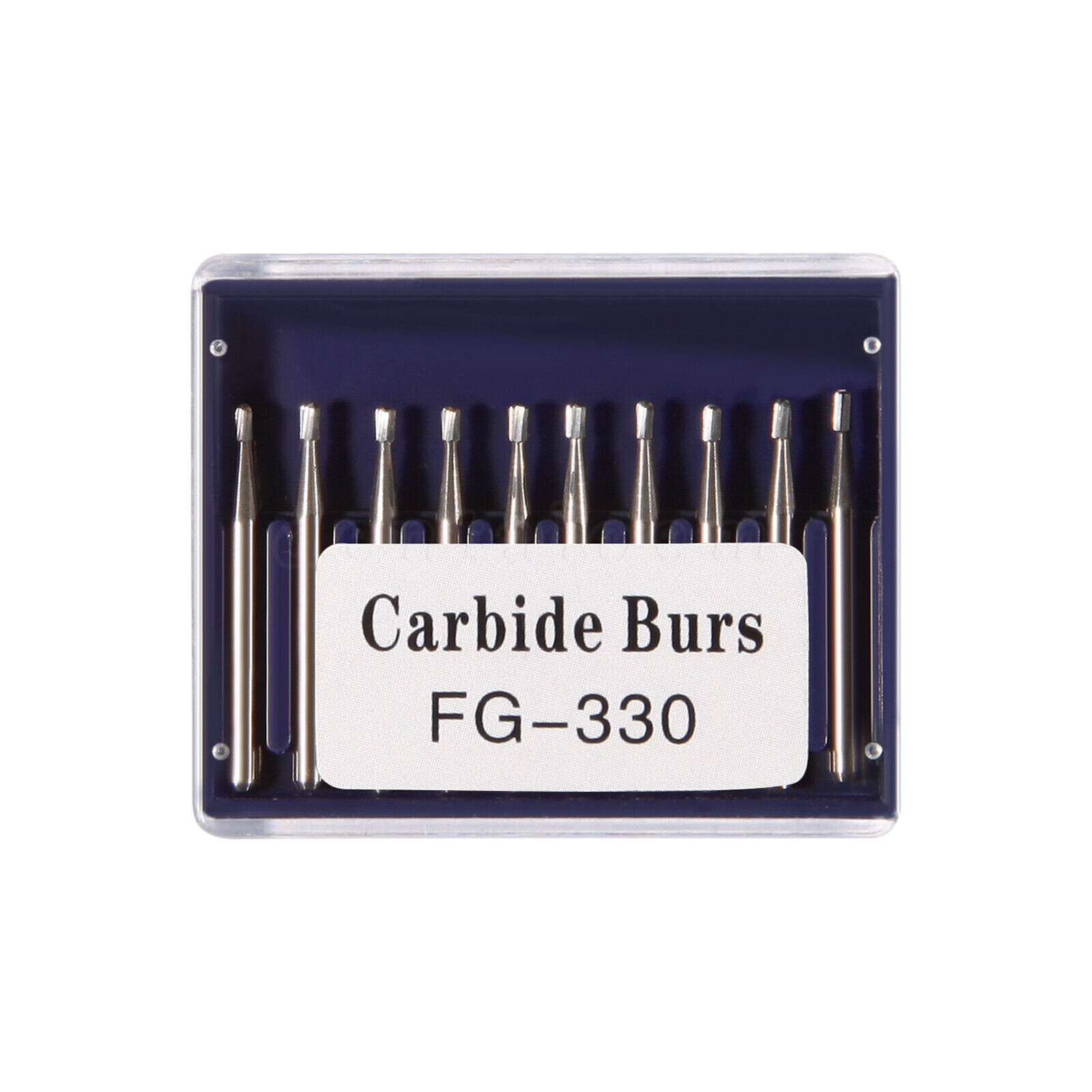 100 New Dental Carbide Burs Bur FG # 330 Pear for High Speed Handpiece