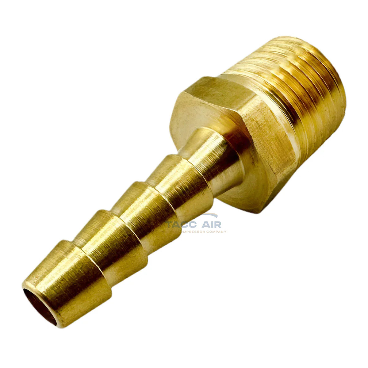 10 Pack 1/4″ ID Hose Barb x 1/4″ Male NPT Pipe Thread Brass Straight Fitting