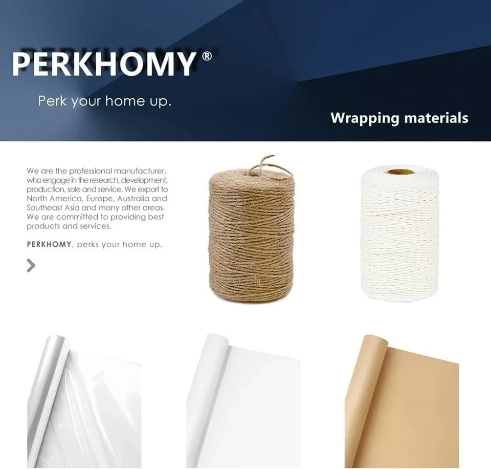 17.5″ x 1200” Brown Kraft Paper 70GSM 50LB Roll Packaging Shipping NEW*