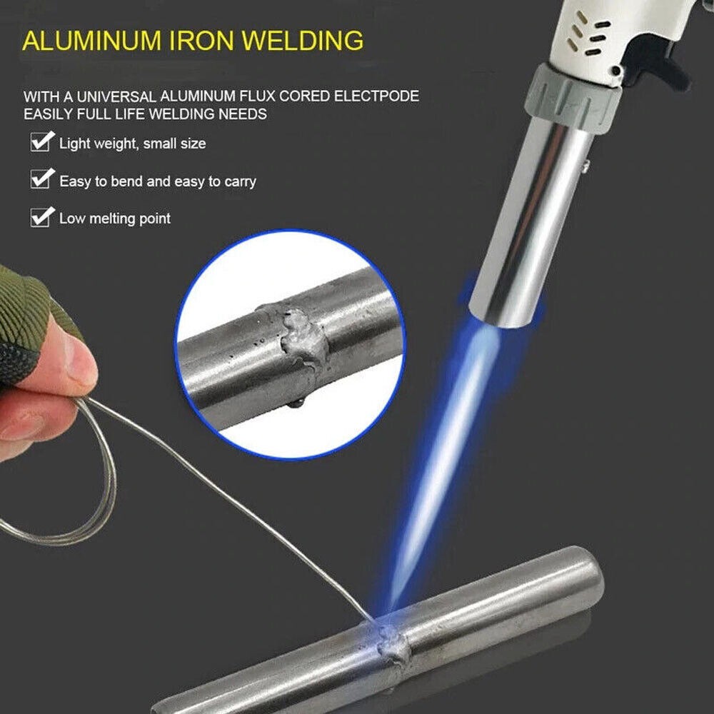 500PCS Easy Melt Welding Rods Low Temperature Aluminum Wire Brazing 1.6mm*500mm