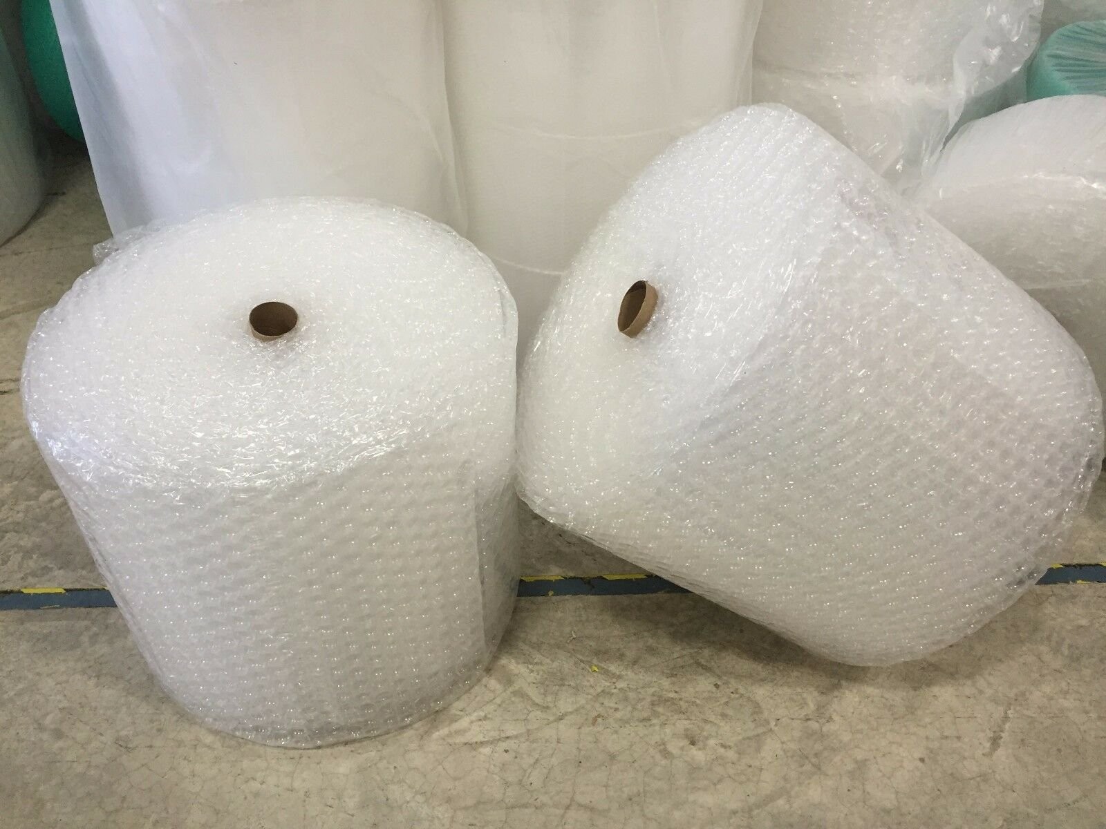 ZV 1/2″ x 24″ x 250′ 250FT Large Clear Bubble Padding Cushioning Wrap Roll