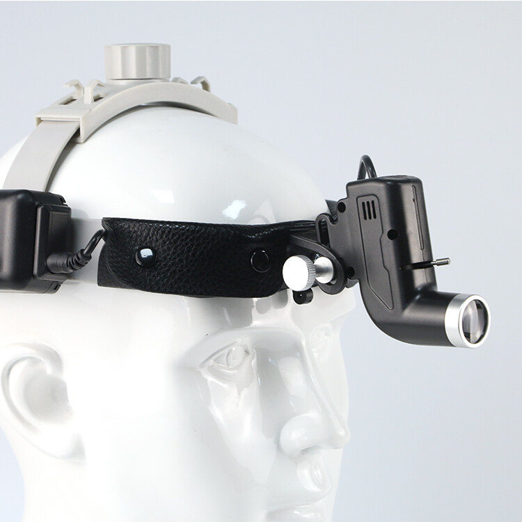 5W LED Dental Medical Head Light ENT Specific Black with Aluminum Box US STOCK