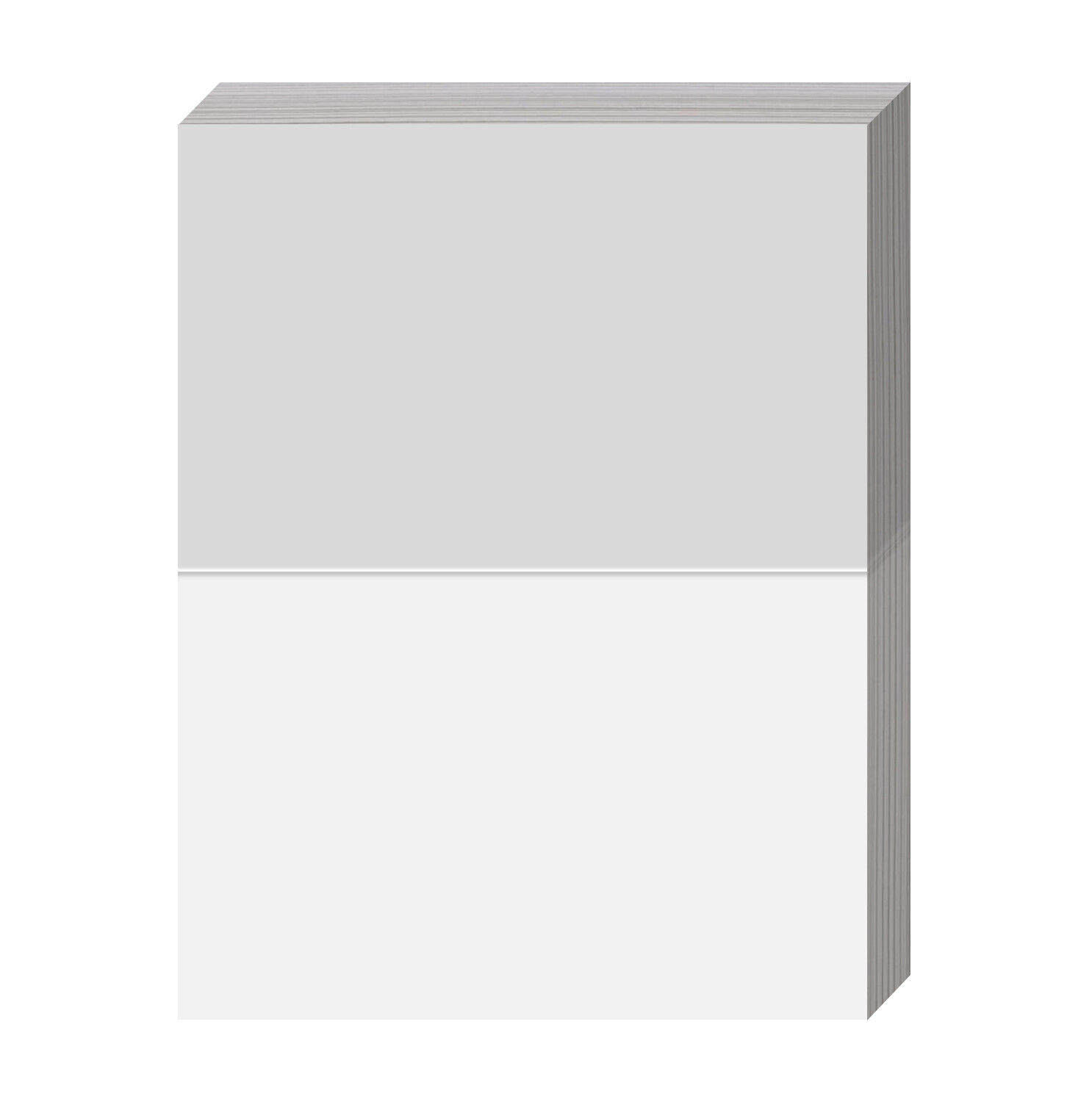 Blank White Half Fold Greeting Cards – 5.5 x 8.5″ – Uncoated – 50 per Pack