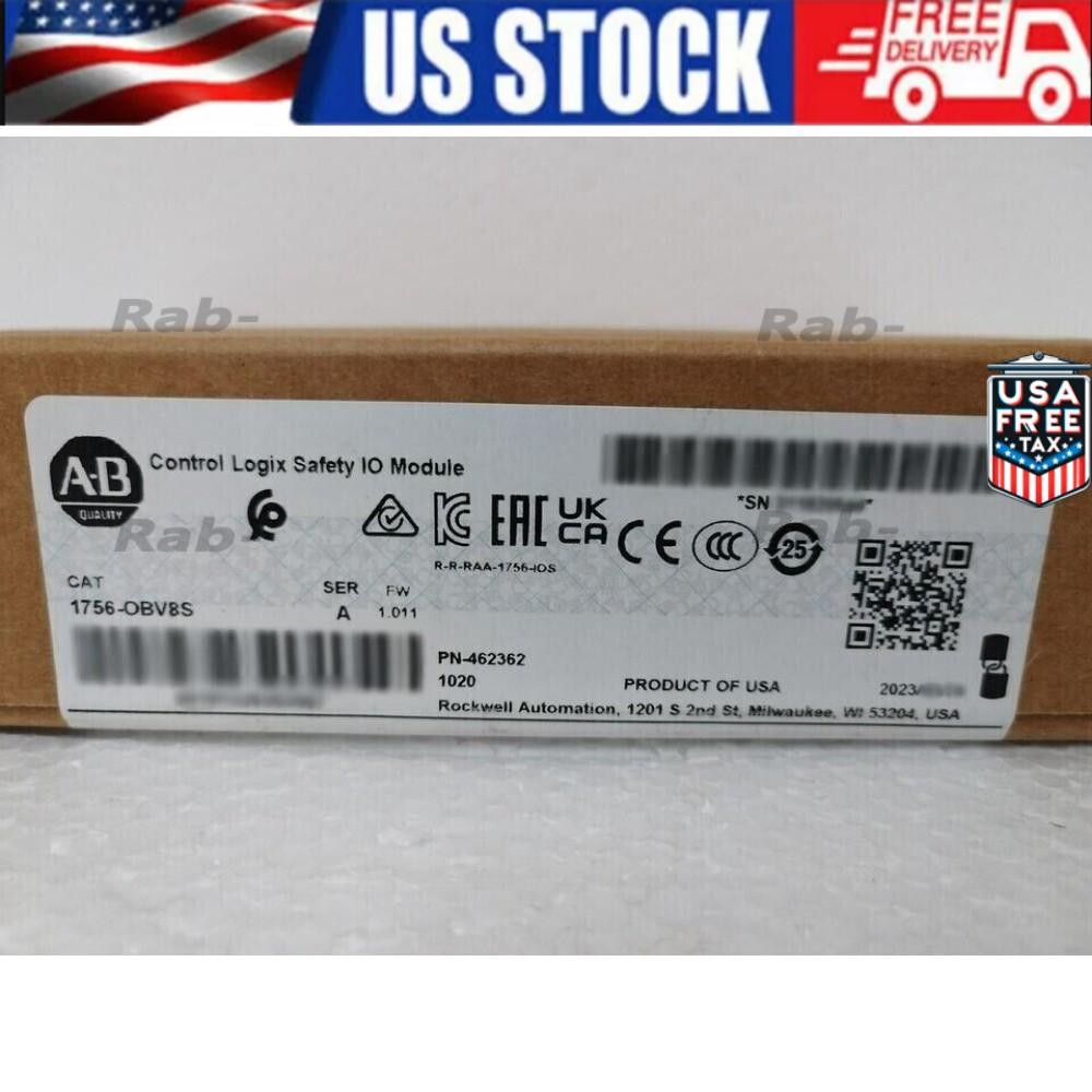 New Sealed Allen Bradley 1756-OBV8S ControlLogix Safety IO Module US Free Tax