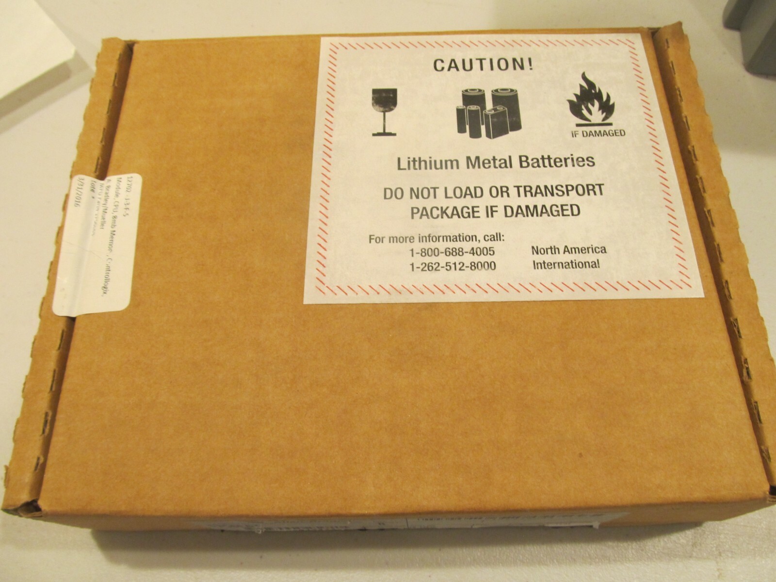 Allen Bradley Module, CPU, 8mb Memory, Controllogix, A Bradley/Mueller, 1756L63