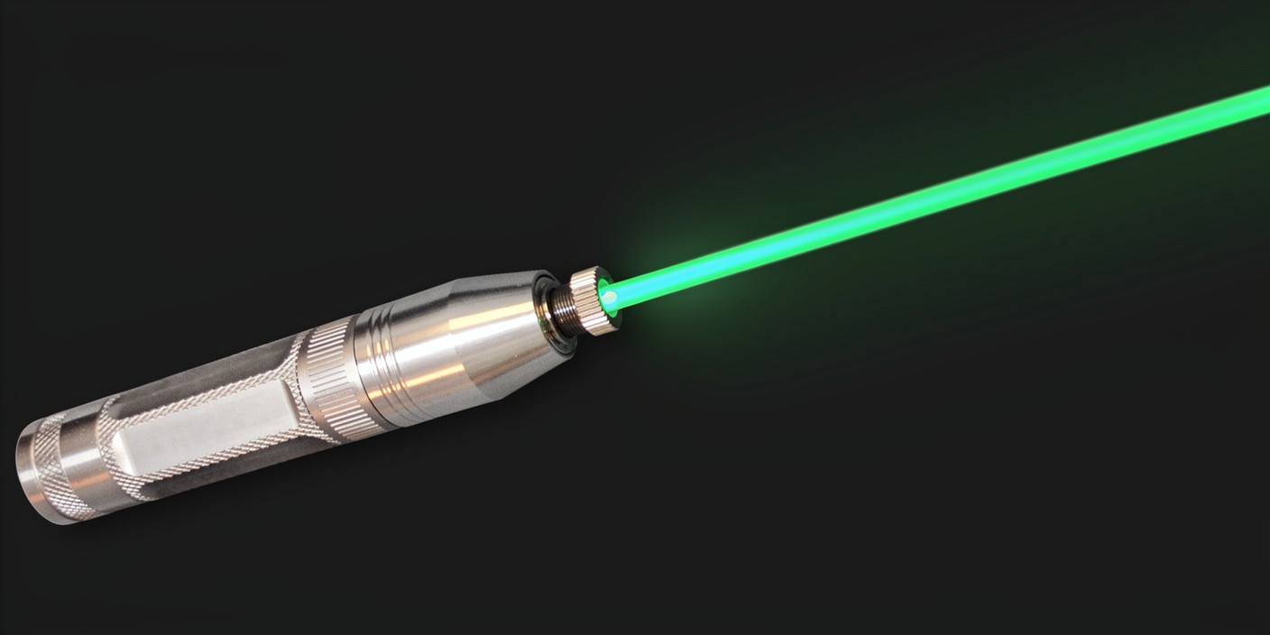 500mW Green Laser – Silver Bullet Edition – 5-Modes – Sharp Diode – Pocket Sized