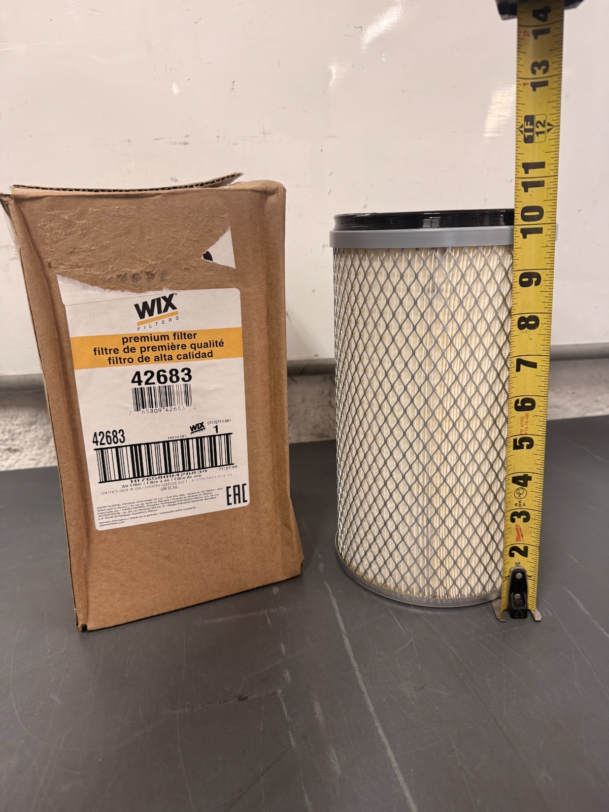 WIX Premium HD Round Air Filter for Select Case & Case IH Equipment – 42683