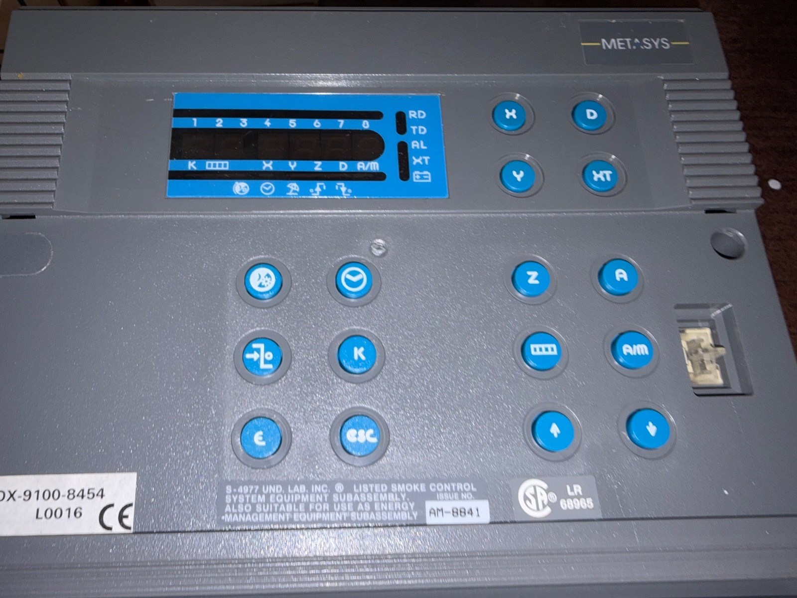 JOHNSON CONTROLS DX-9100-8454 METASYS CONTROLLER B504