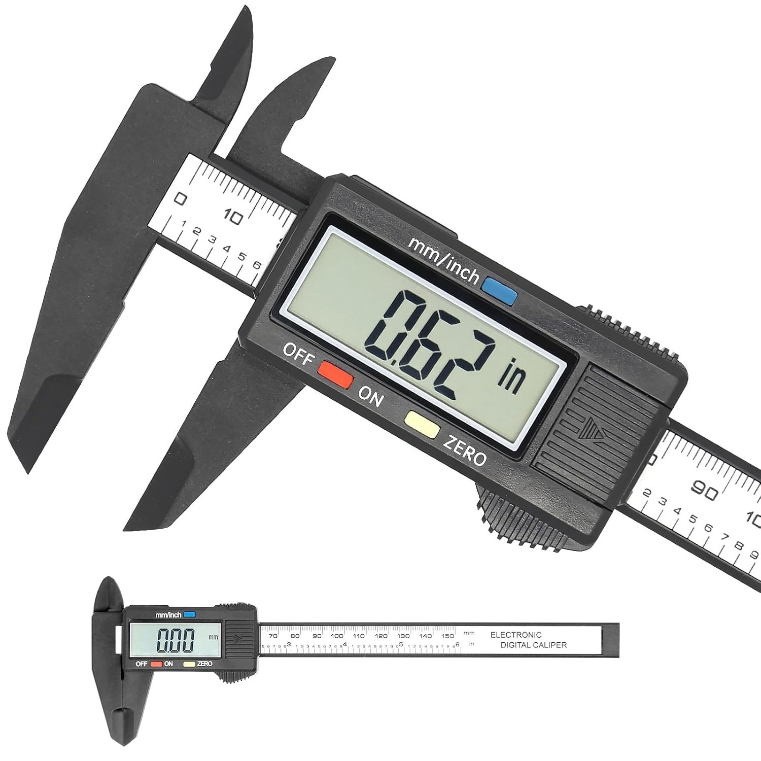 6″ 150mm Digital Caliper Micrometer LCD Gauge Vernier Electronic Measuring Tool