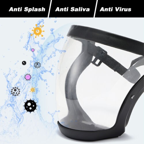 Full Face Super Protective Mask Anti-fog Shield Safety Transparent Head Cover