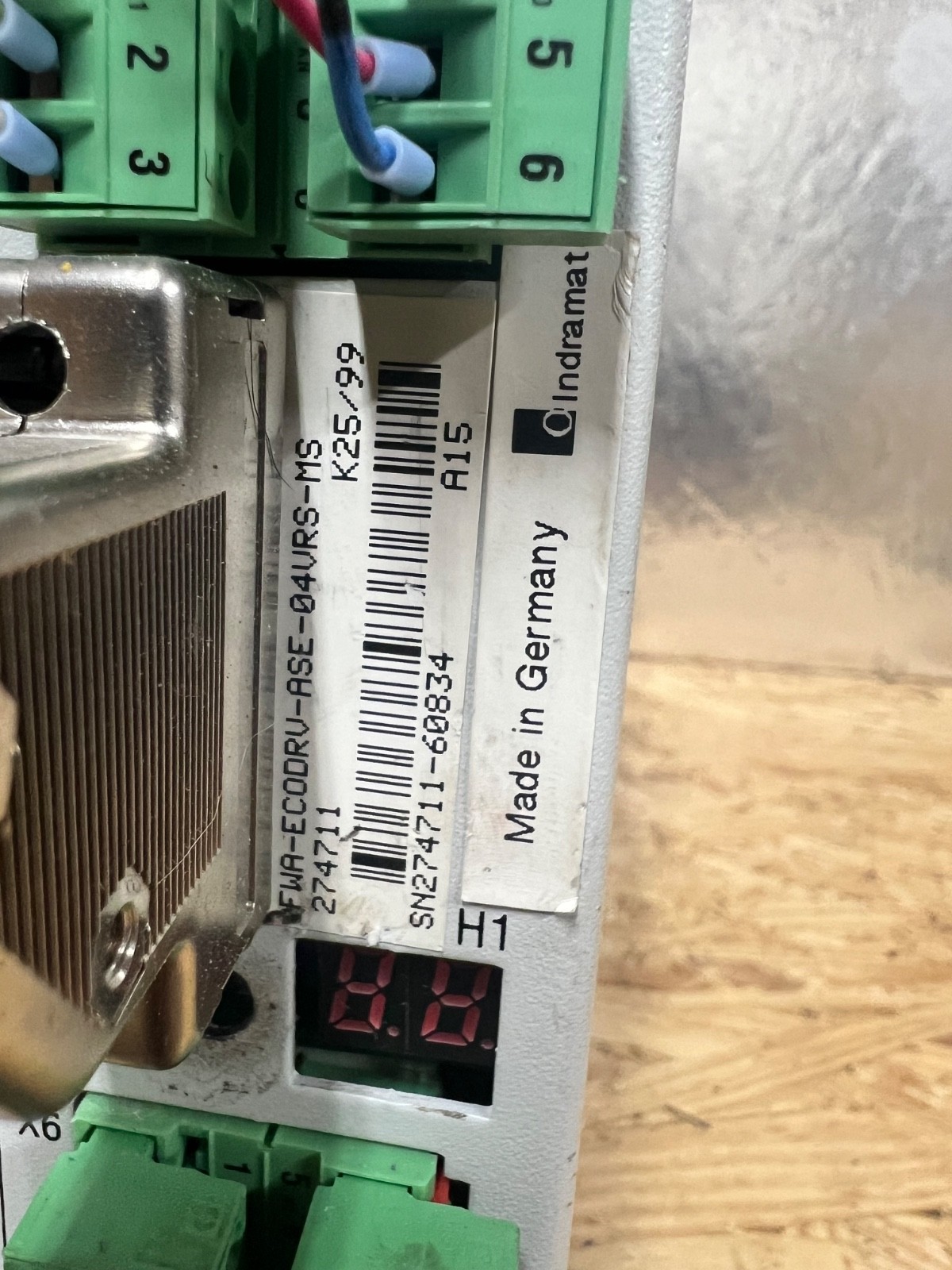 INDRAMAT DKC01.1-040-7-FW DIGITAL AC-SERVO CONTROLLER ECODRIVE