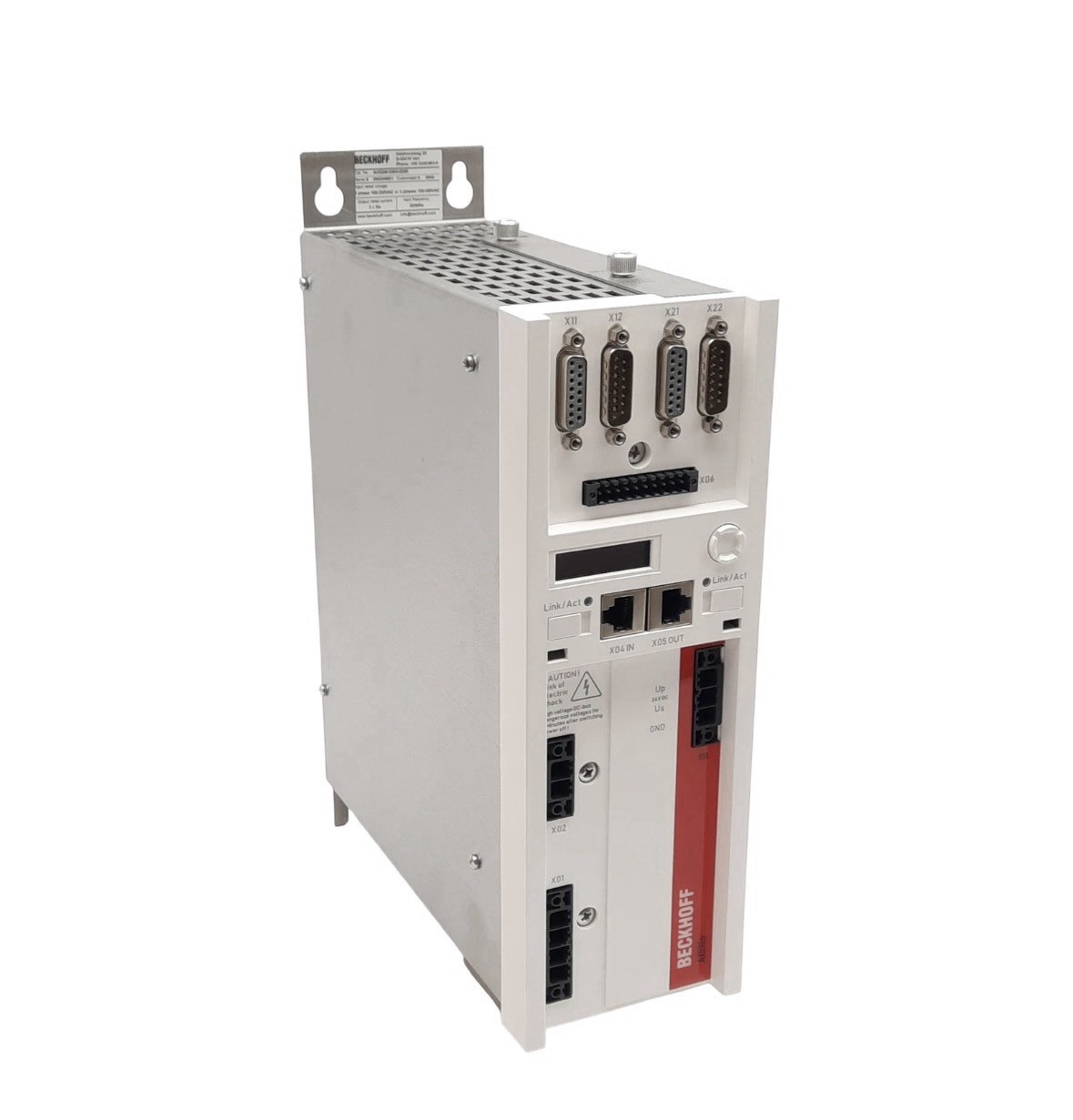 Beckhoff AX5206-0000-0202 Digital Compact Servo Drive, 2-Channel, 3PH 100-480VAC