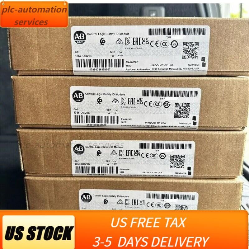 Factory Sealed AB 1756-OBV8S Control Logix Safety IO Module US Free Tax