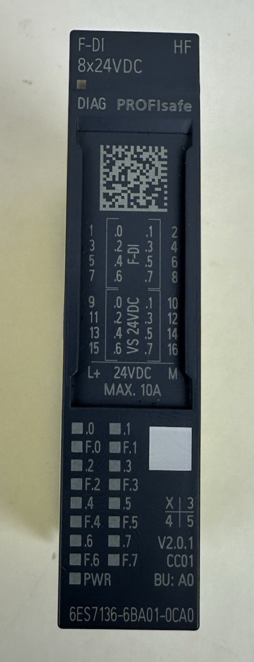 SIEMENS 6ES7 136-6BA01-0CA0 SIMATIC DIGITAL INPUT MODULE 24VDC SIMATIC ET 200SP