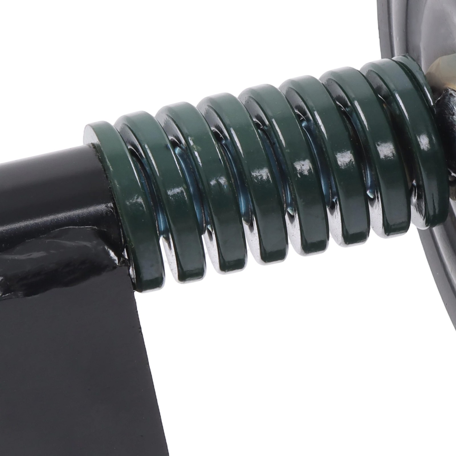 2 Pcs Gate Casters 8″ Heavy Duty (Straight/U-Bolt) Spring-Loaded 600Lbs Caster