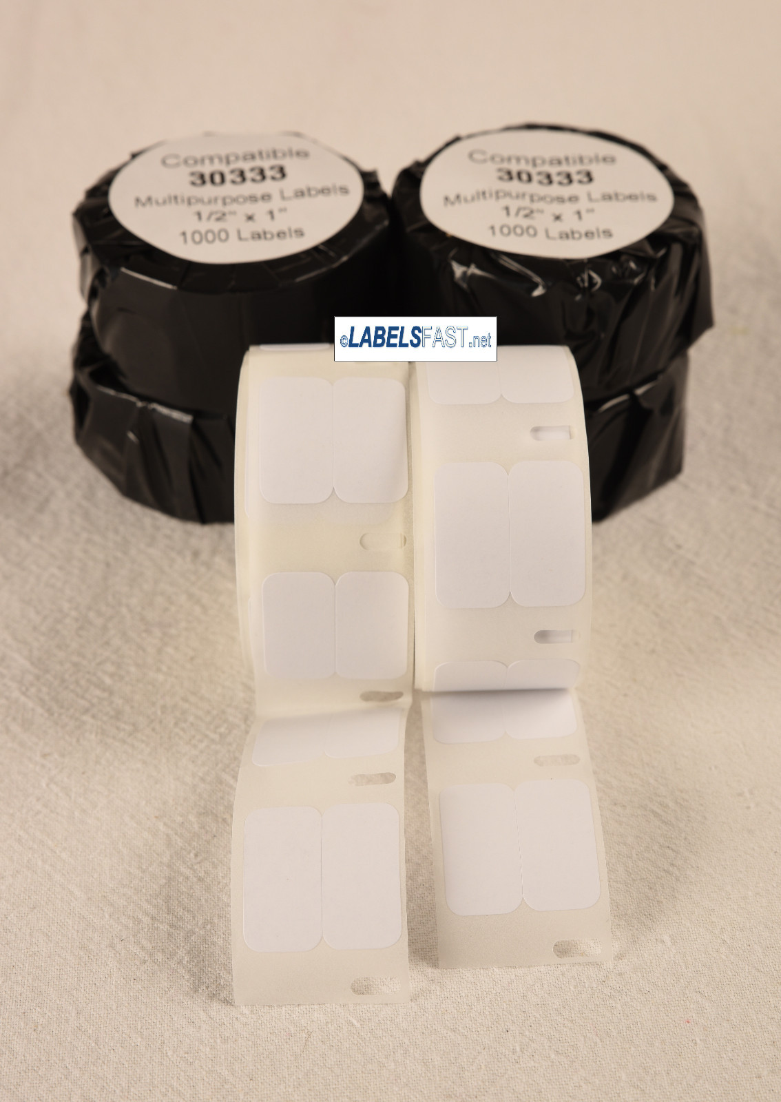 6 Rolls-Label Size 1/2″x1- Extra Small Labels-Replacement for DYMO 30333
