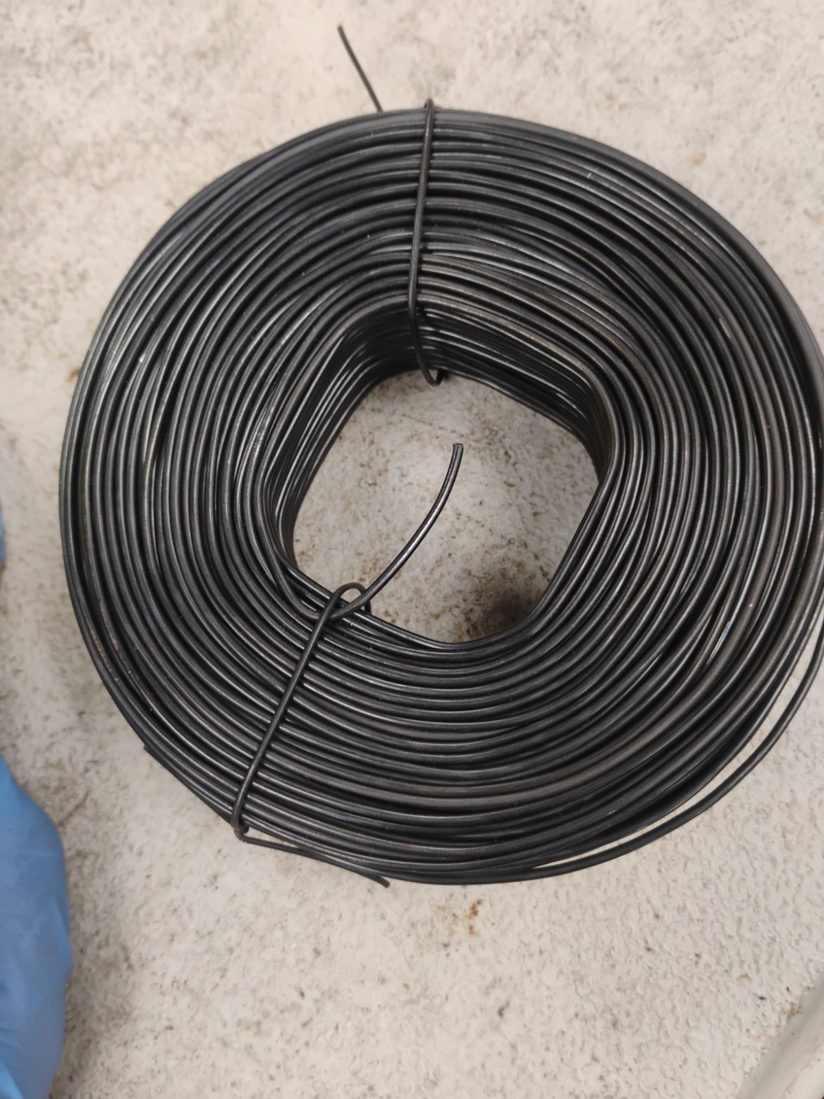3.4lb Spool Of black annealed tie wire