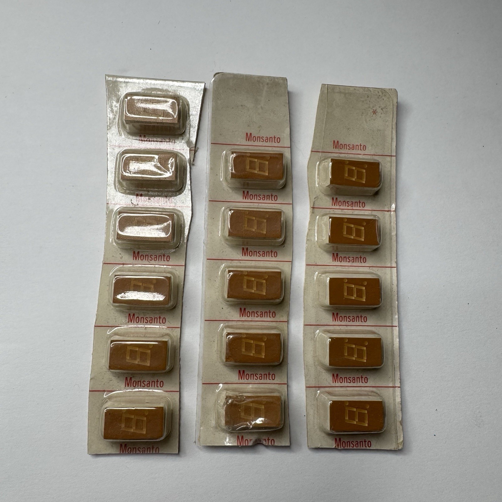 Monsanto MAN3620A LED Display Module Lot of 15 NOS Malaysia