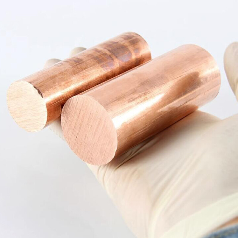 Copper Round Solid Rod Bar 12mm – 55mm Diameter 100 150 200 250 300mm Length
