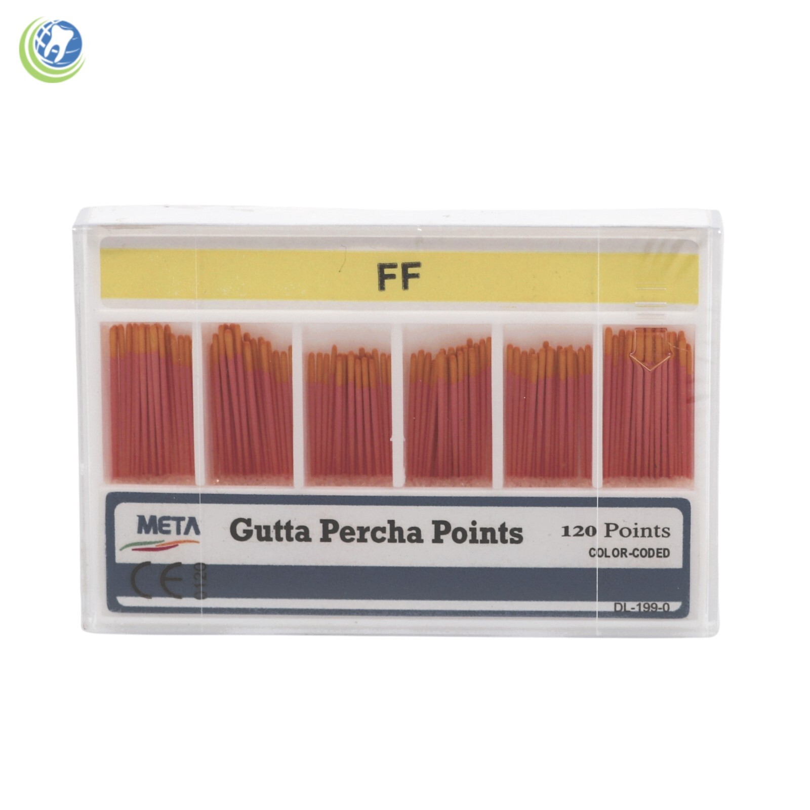 Gutta Percha Points Assorted Sizes 120/Box Vial Endodontic Obturation