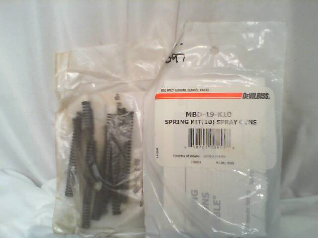 Devilbiss MBD-19-K10 Spray Gun Spring Kit (10 PCS/Pack) – New in Box