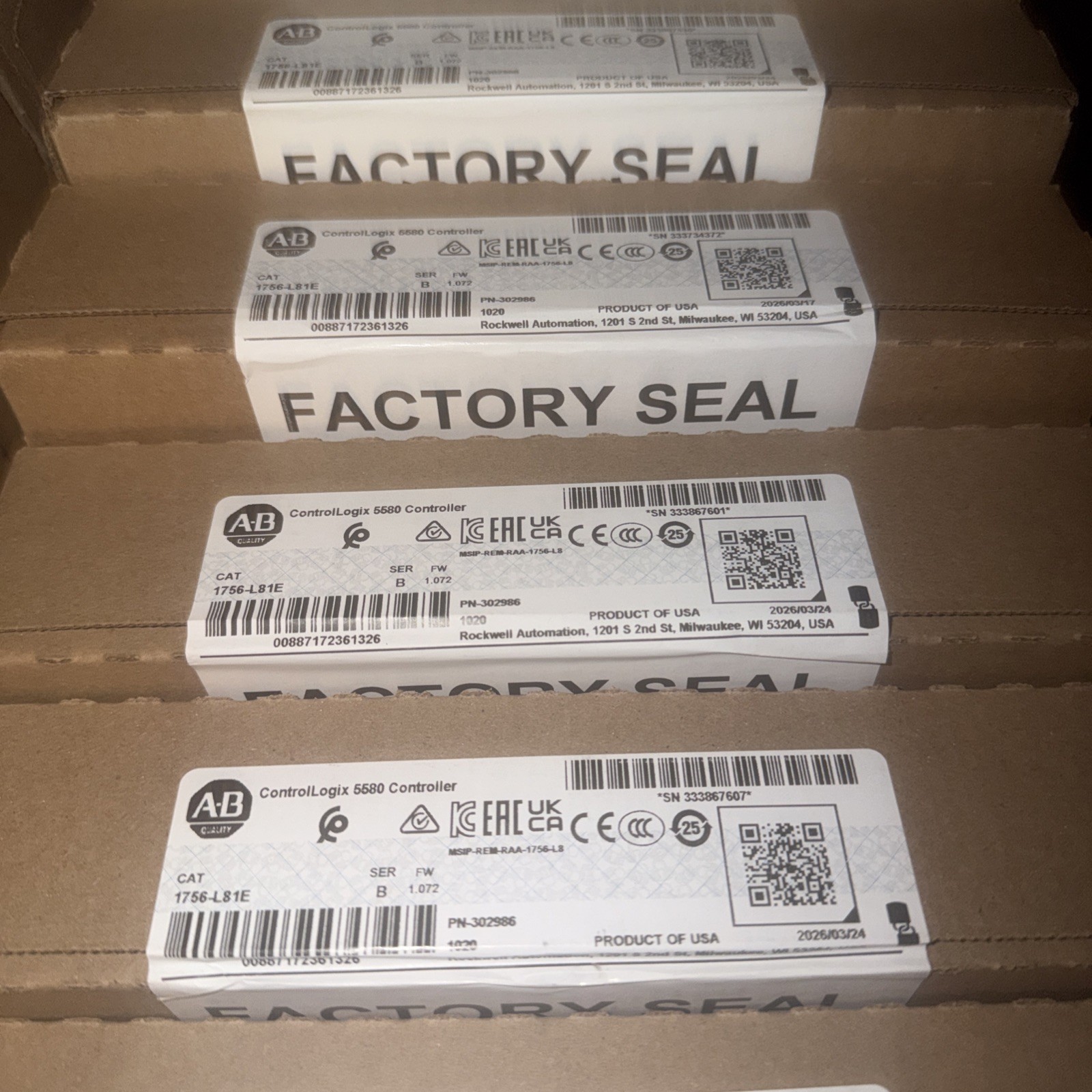 2026 New SEALED Allen Bradley 1756-L81E /B ** USA SELLER**