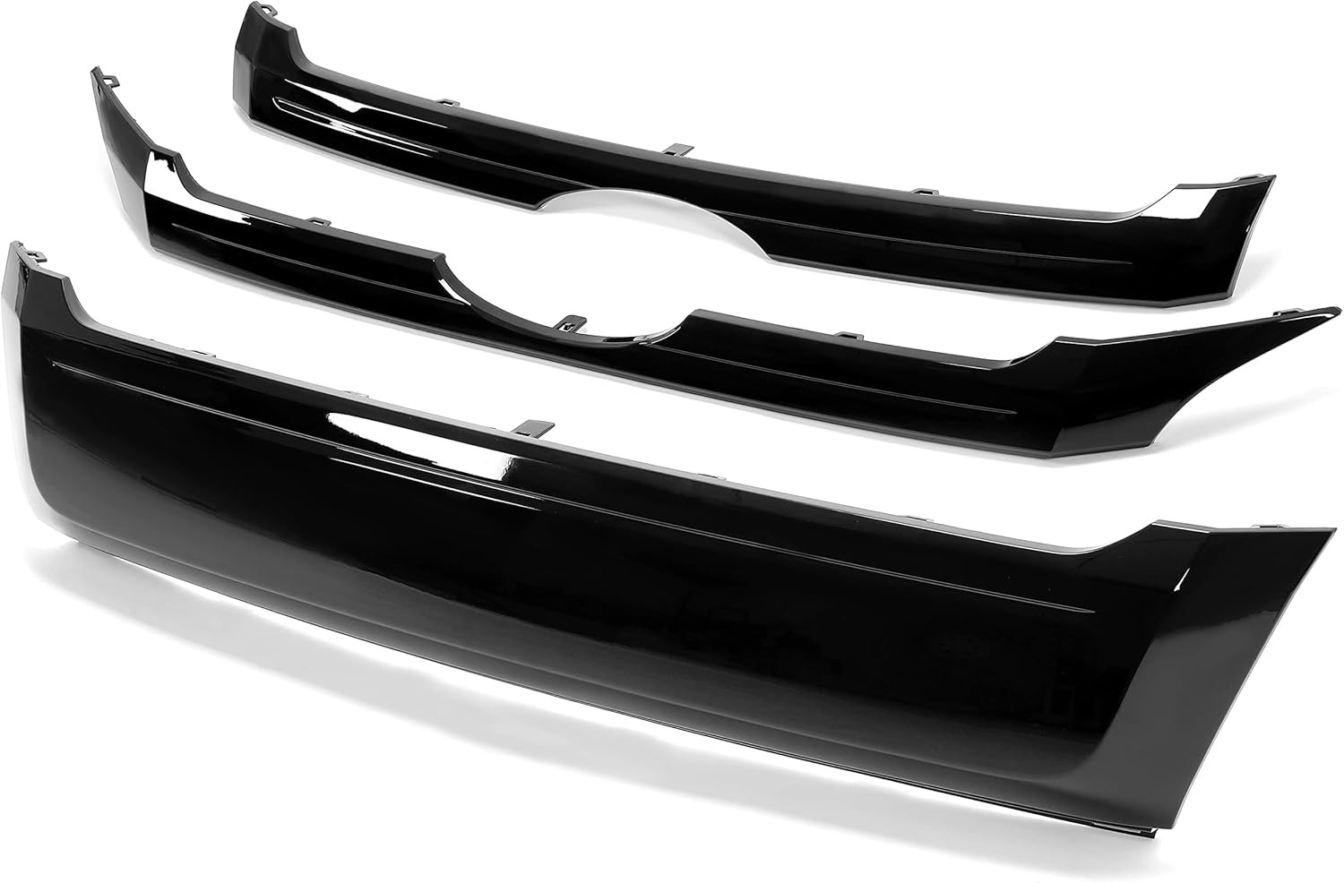 Kojem Front Black Grille Trim Cover Compatible with 2011-2014 Ford Edge Repla…