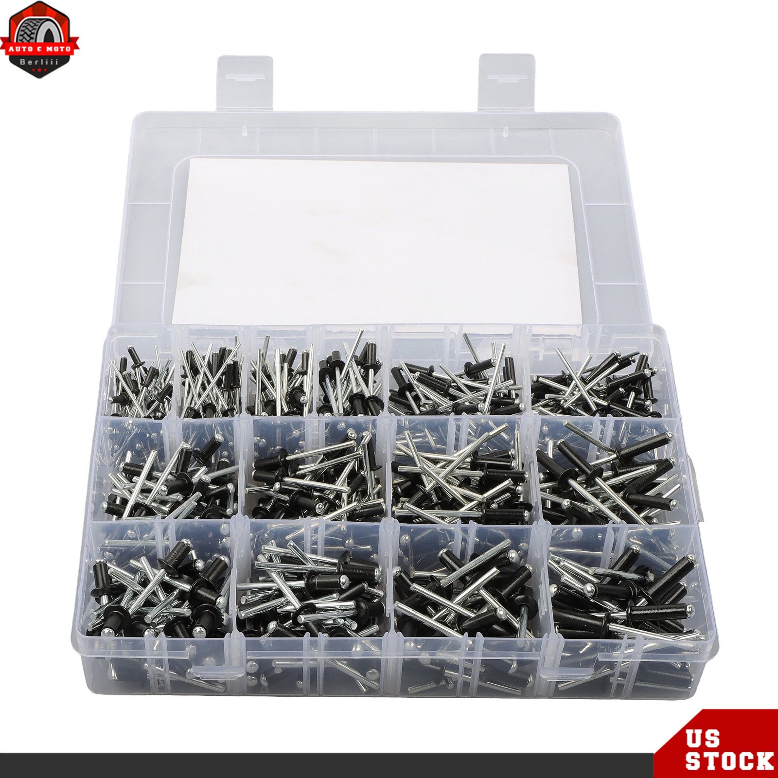 For indoor and outdoor use 500 × rivet kits 3/32″ 1/8″ 5/32″ 3/16″(14 Size)