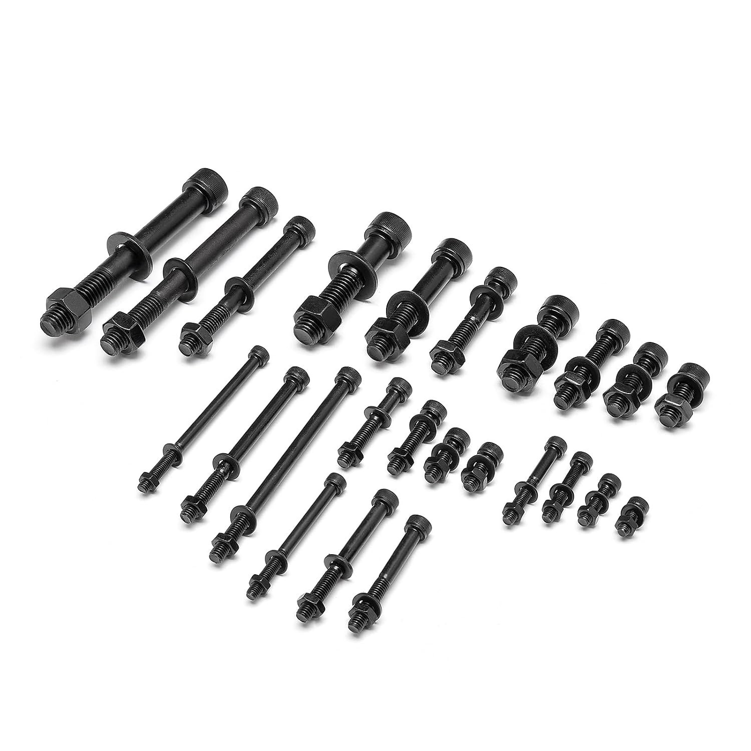 M5 M6 M8 M10 M12 Socket Cap Screws Set 434 Pieces Grade 12.9