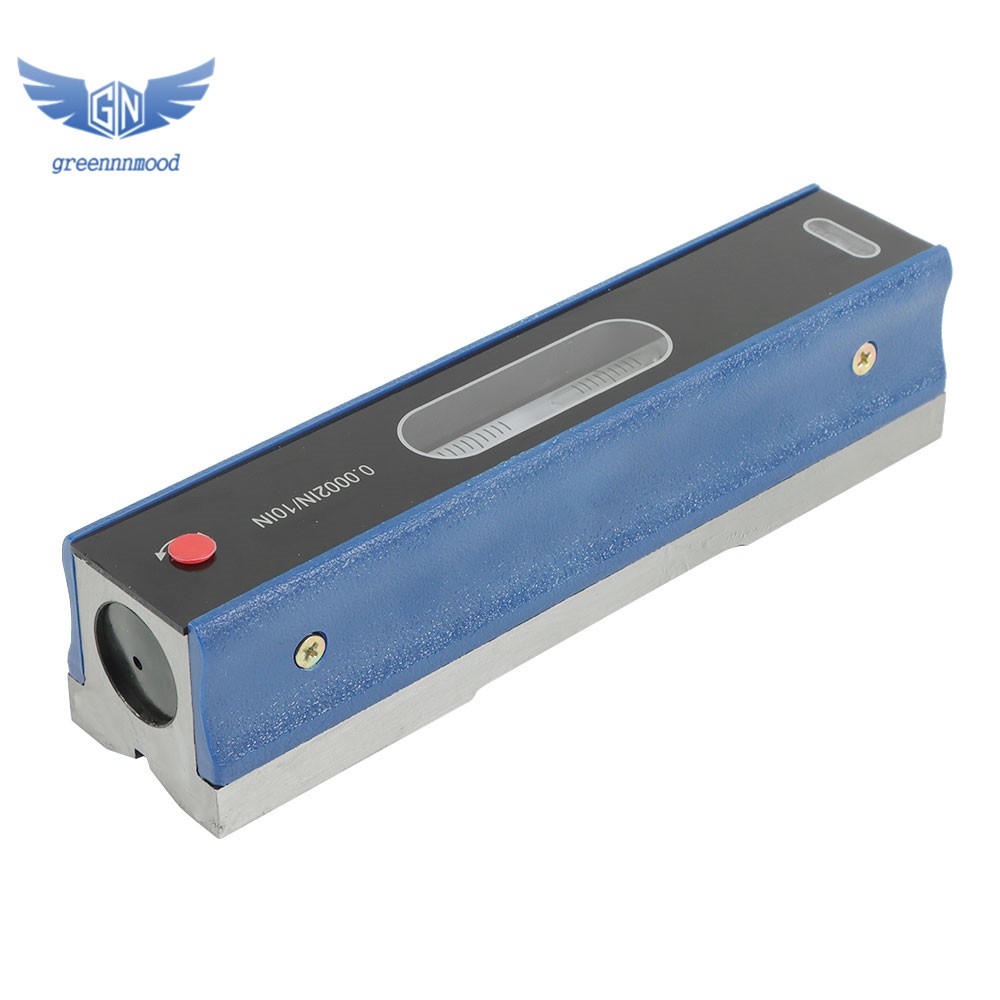 8″ Master Precision Level in Fitted Wooden Box For Machinist Tool 0.0002”/10”