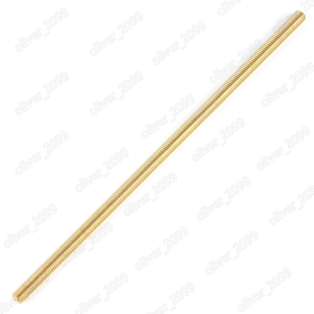 M2 M3 M4 M5 M6 M8 M10 M12 M16 M20 Brass Threaded Rods Metric Thread Stud Bolts