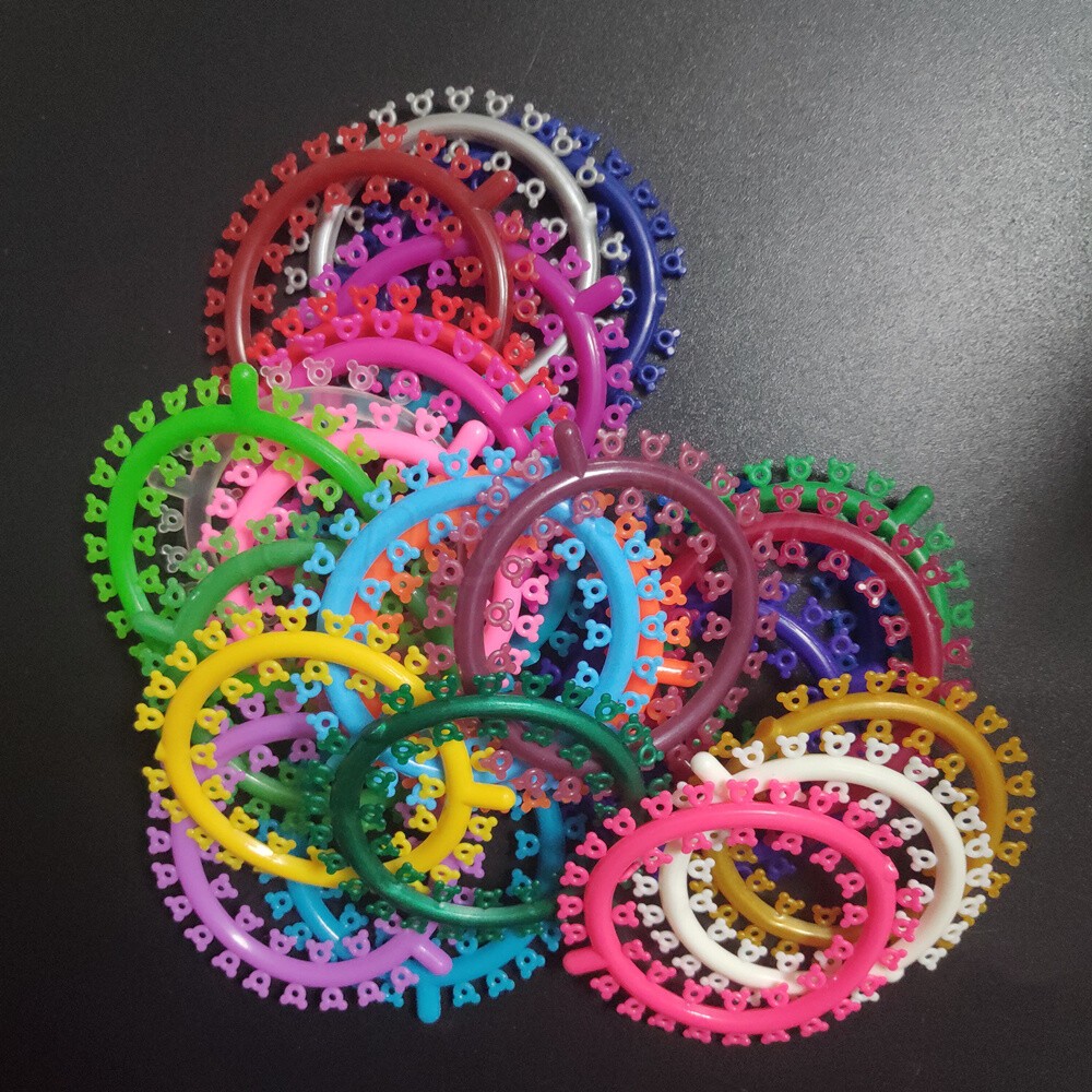 Dental Orthodontic Cartoon Ligature Ties O-Ring Elastic Bands Braces 1000 ties