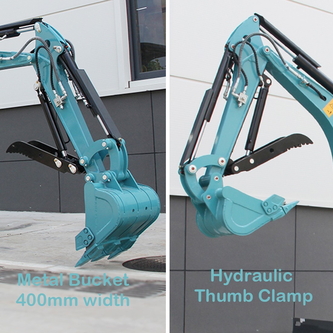 2.5 Ton Mini Excavator Kubota D902 Engine Extendable Track Side Swing Digger EPA