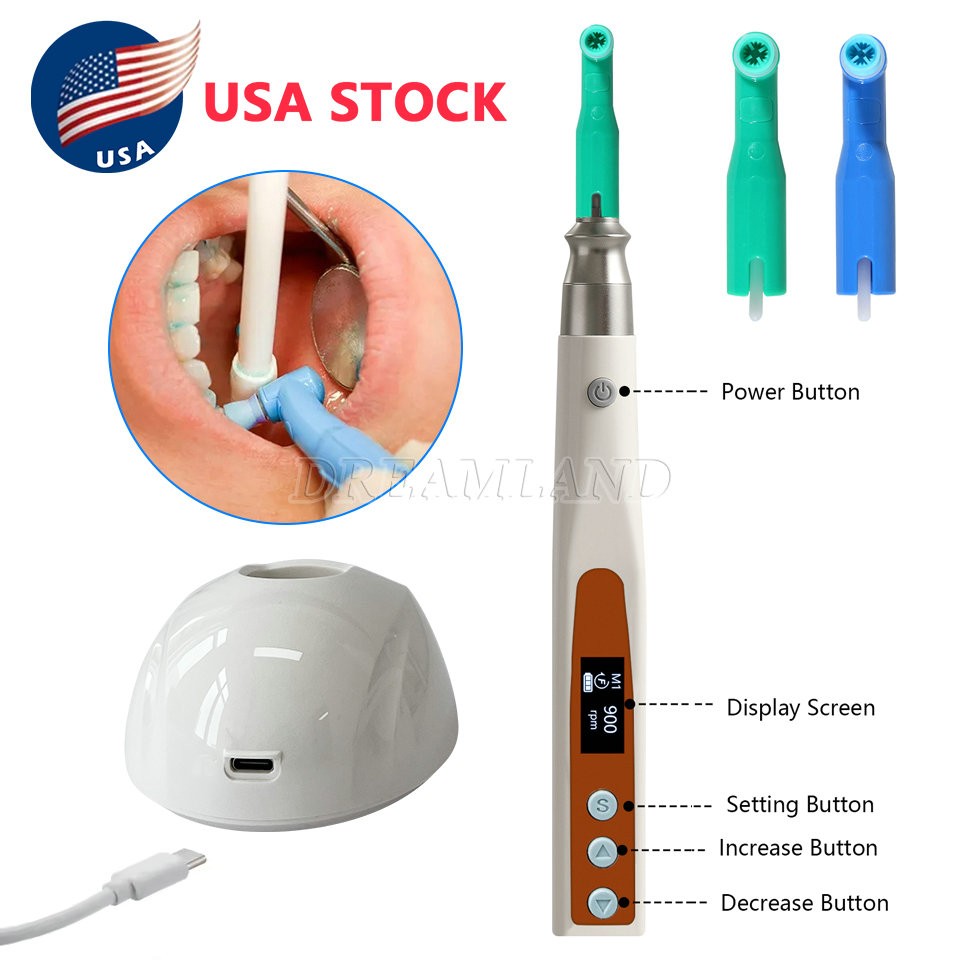 USA Dental Unit Chair Computer Controlled DC Motor +Stool Chair TJ2688-A1