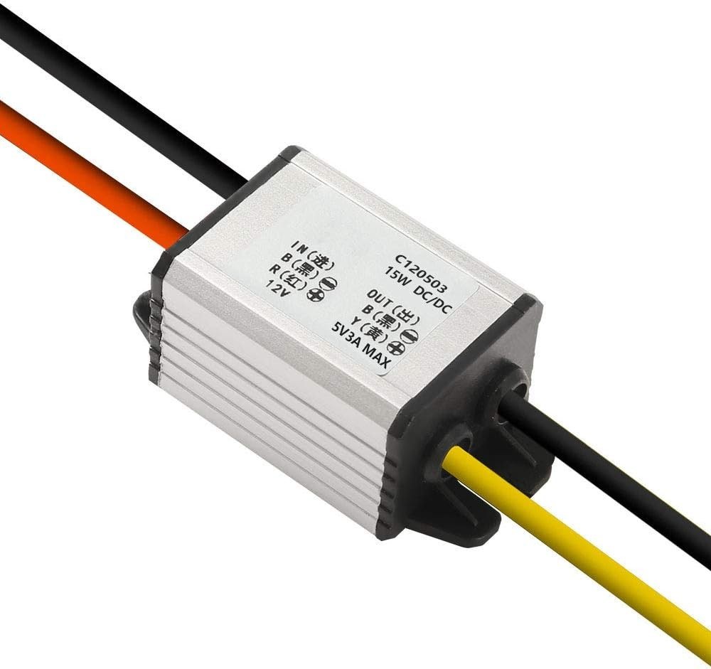 12V to 5V Waterproof DC Step-Down Converter for Automotive and Consumer Elect…
