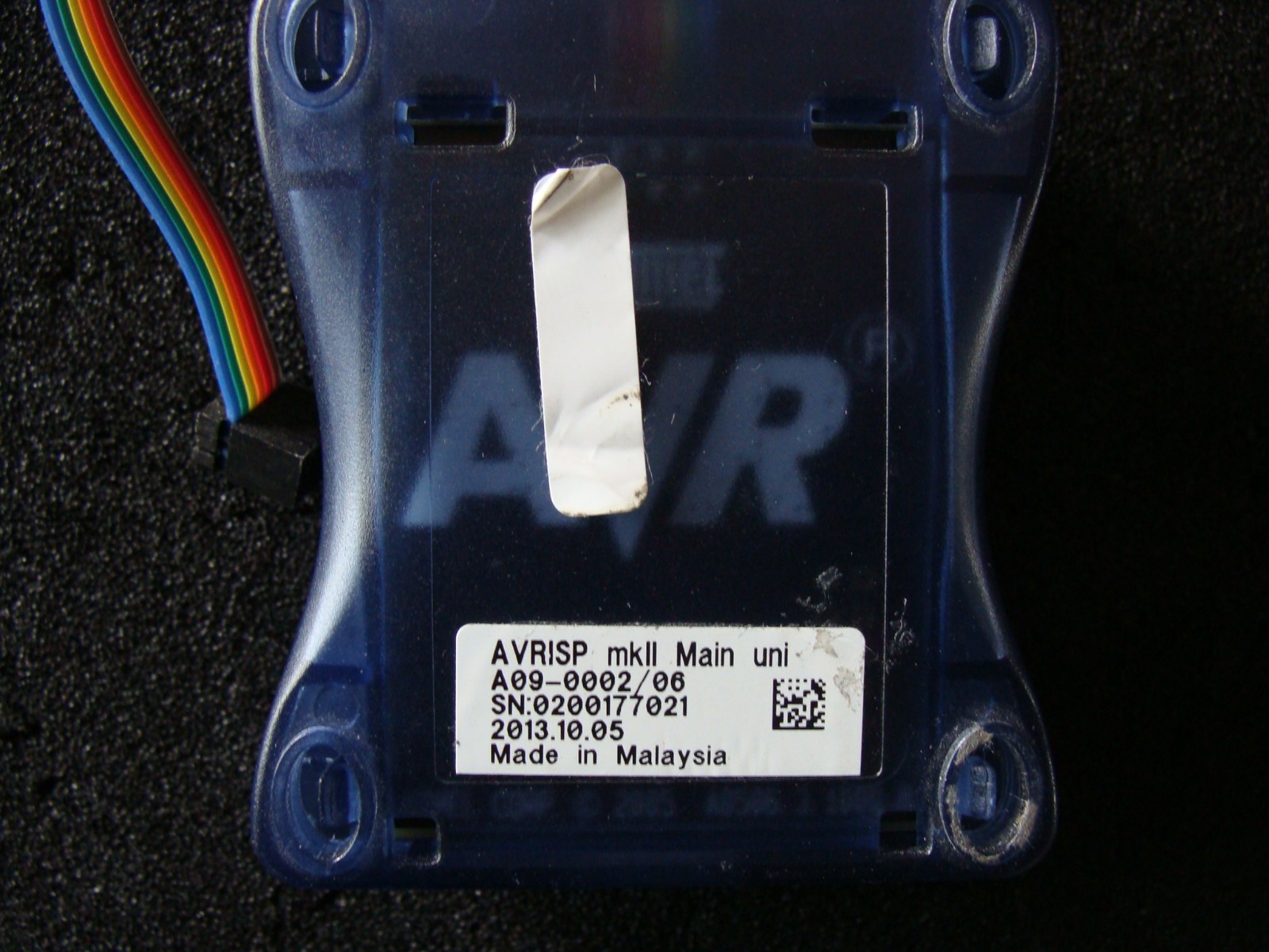 Avrisp MKII Main Uni A09-0002/06. Made in Malaysia.