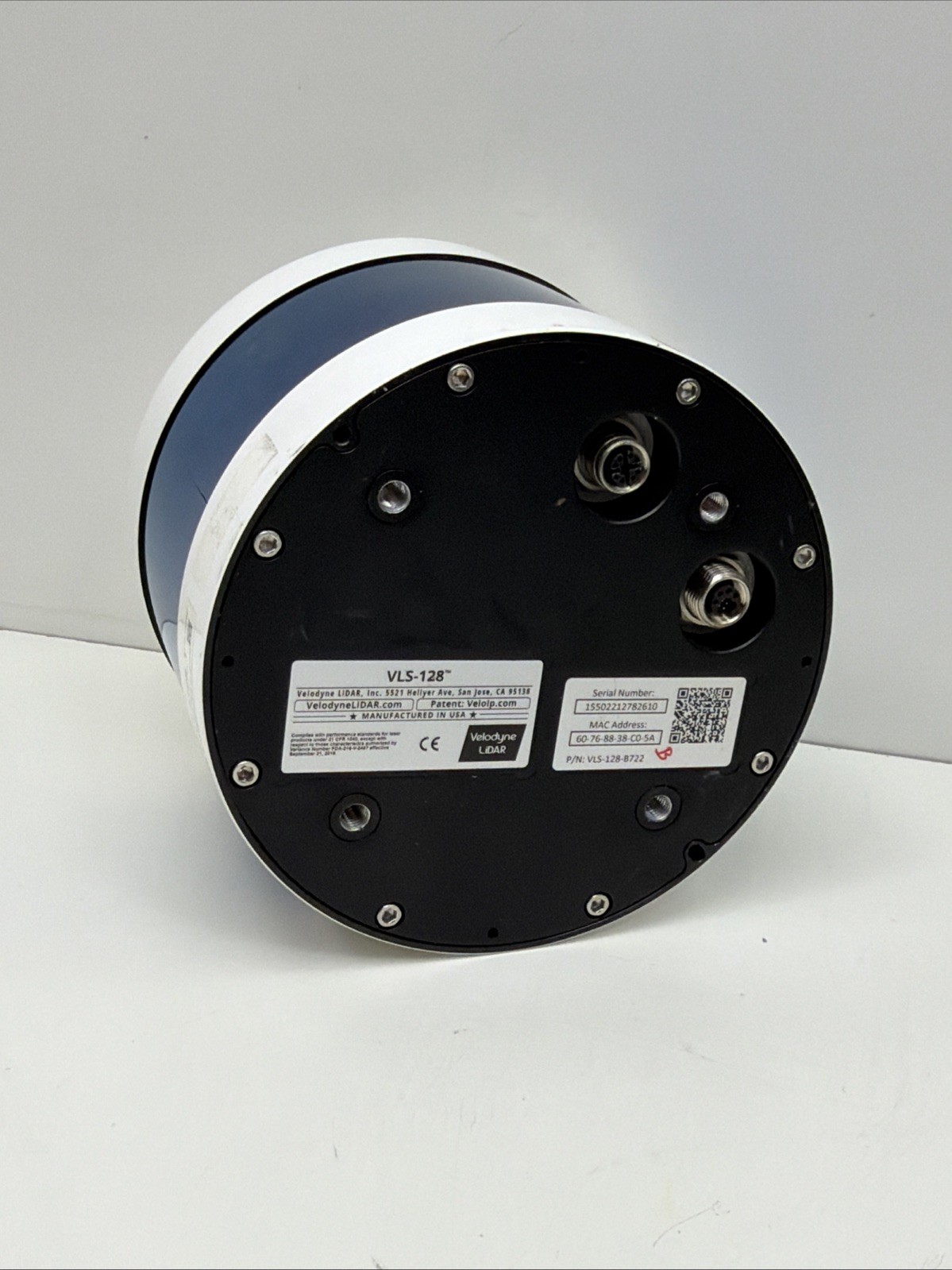 VELODYNE VLS128_T HIGH-PRECISION LIDAR VLS-128 P/N: VLS-128-B722 (AS IT IS)