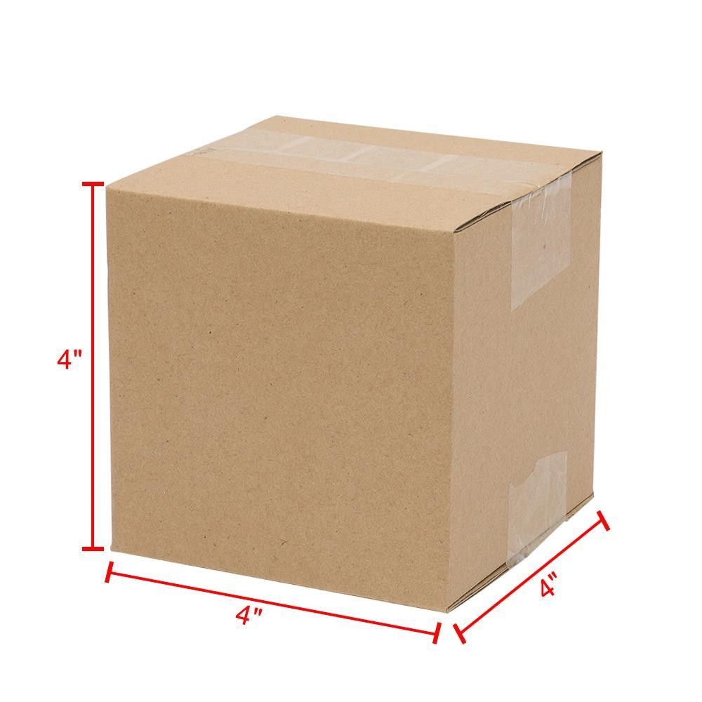 100 PCS 4″x4″x4″ Corrugated Mailer Mailing Packing Shipping Boxs