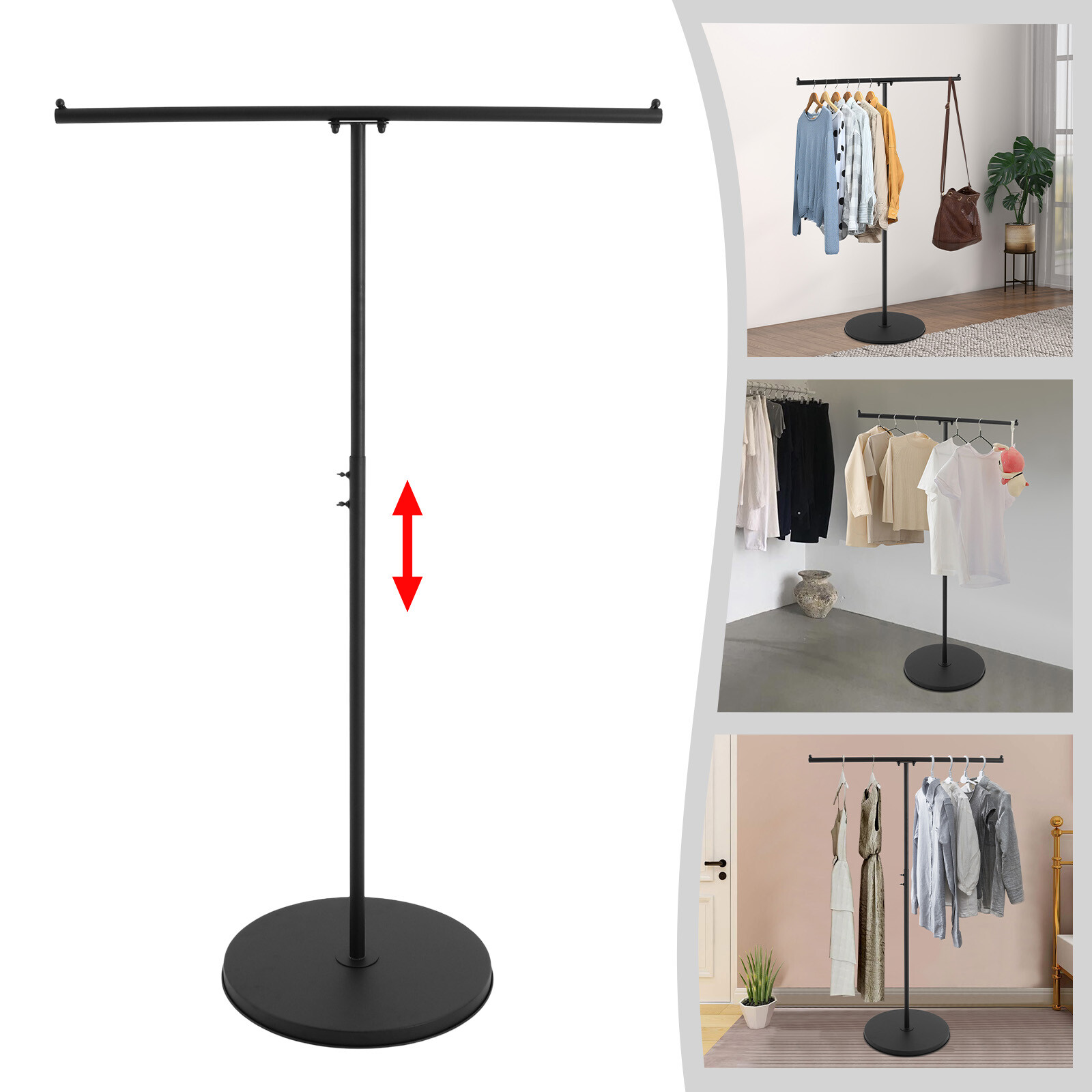 Clothes Rack, Clothing Display Rack, Floor-standing Garment Display Rack