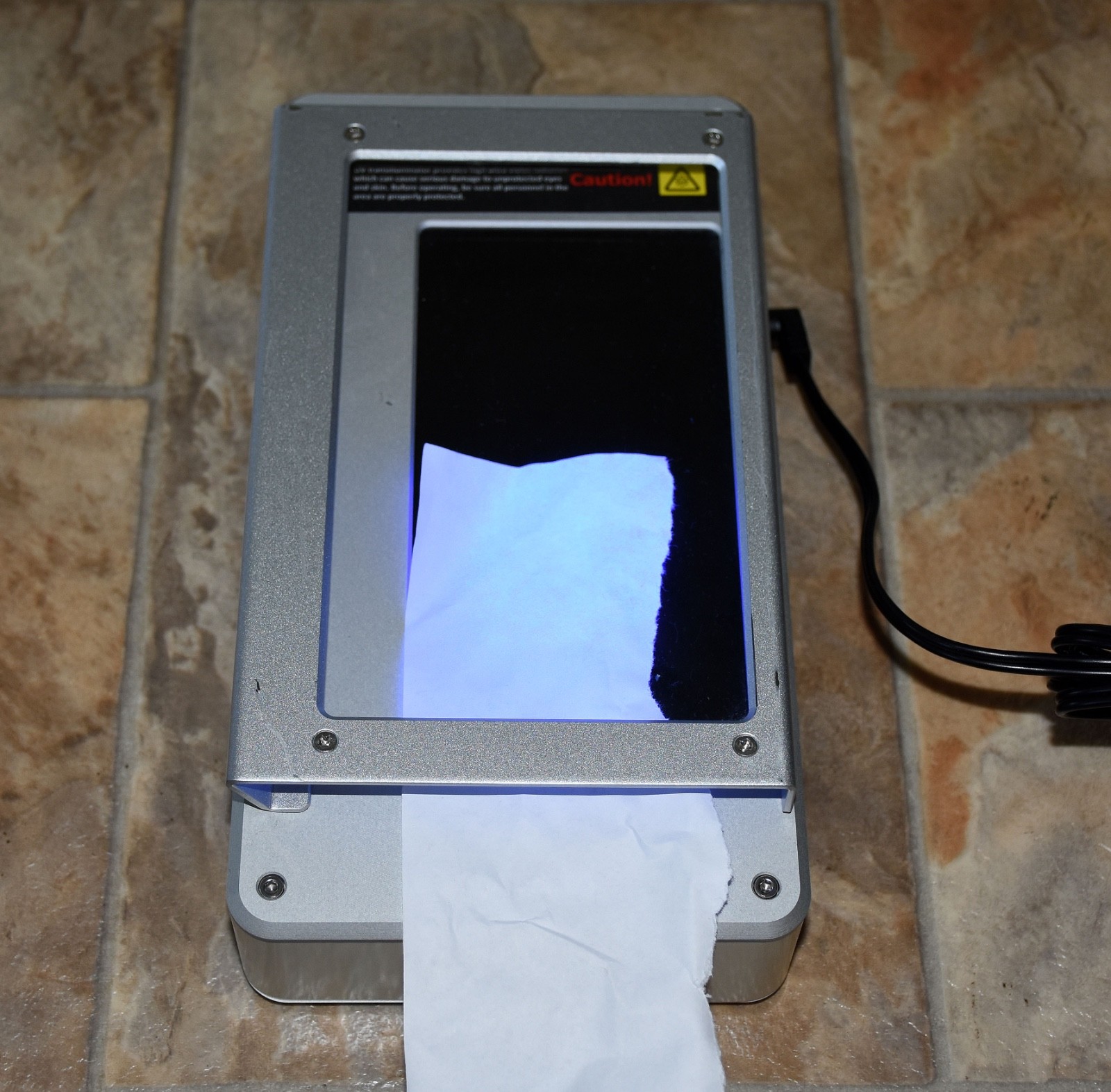 Bio-Rad UView Mini Transilluminator 166-0531 UV Light Box w/ Power Supply Tested