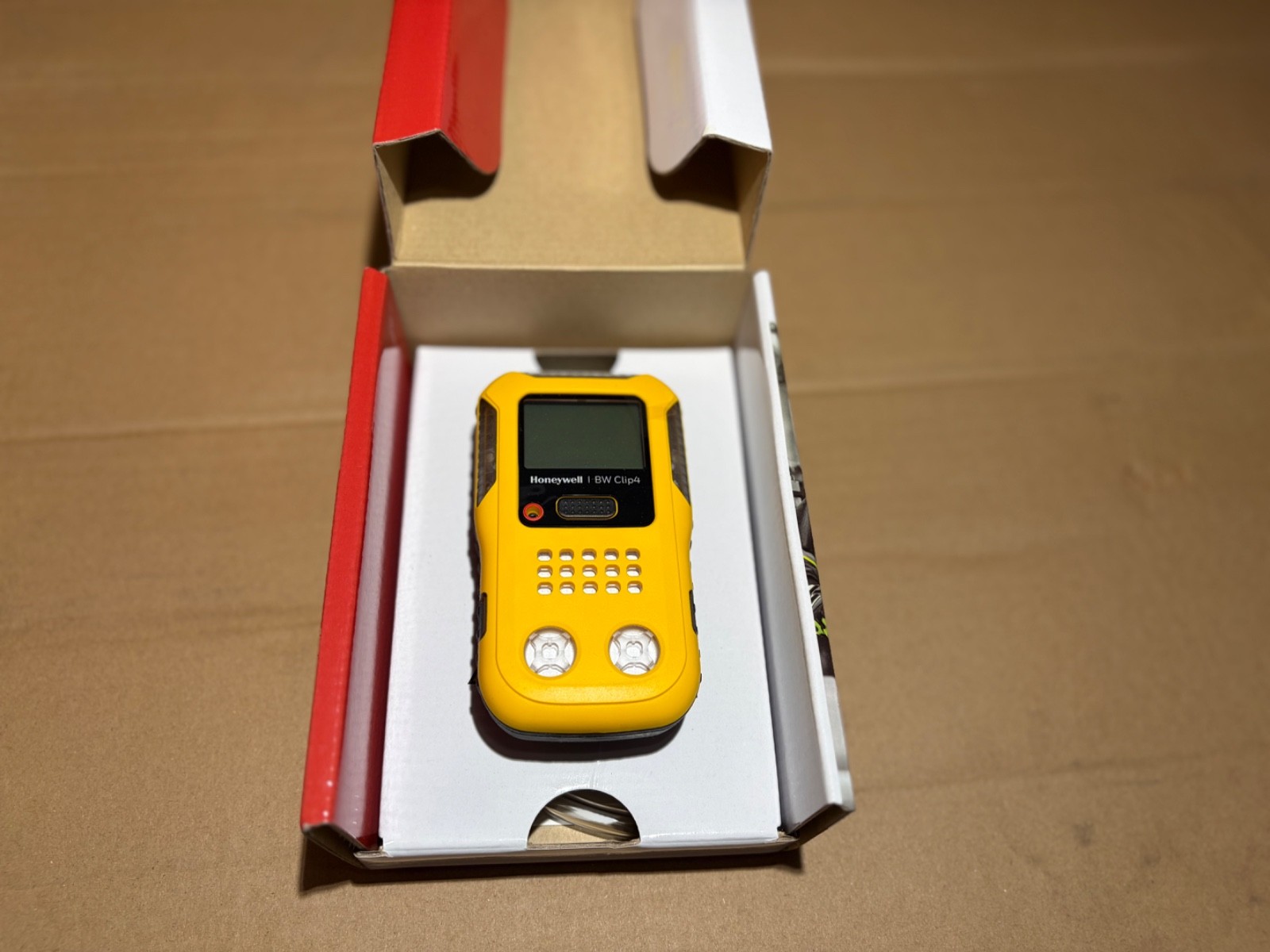 Honeywell BW Clip4 Multi-Gas Detector O2 CO H2S LEL Yellow BWC4-Y-N NOS