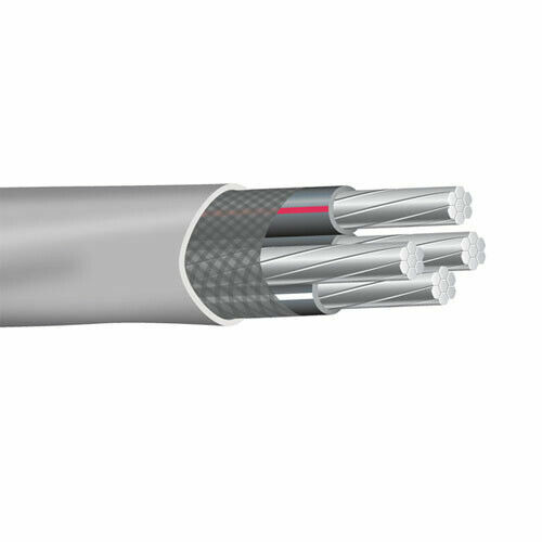 2-2-2-4 Aluminum SER 100 Amp Service Entrance Cable Lengths 50′ to 2500′