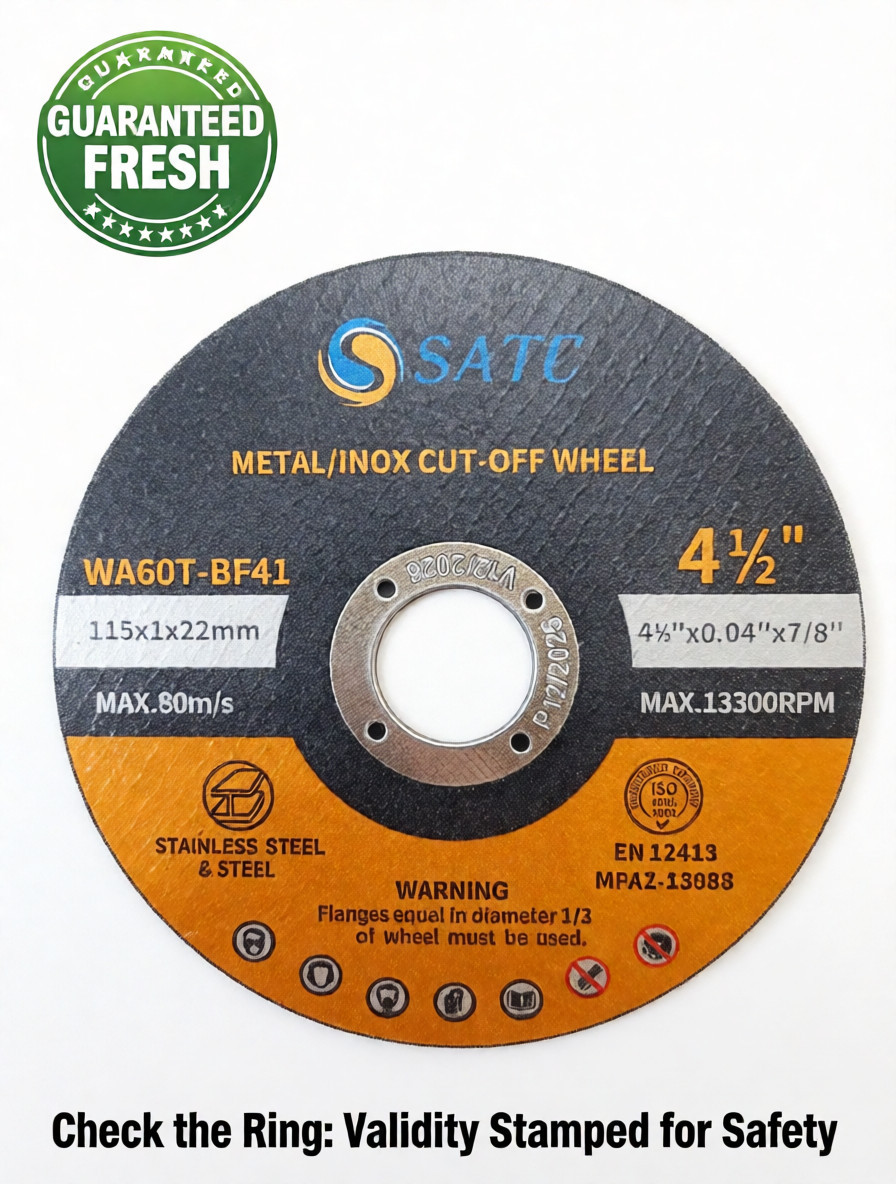 50 Pack Cut Off Wheels 4-1/2″ Metal & Stainless Steel Angle Grinder Cutting Disc