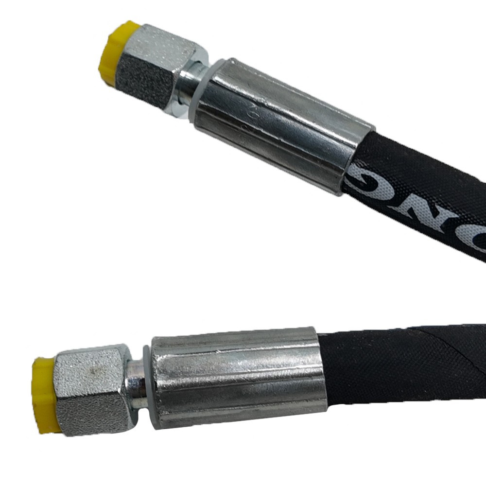 M14x1.5x 60″ Hydraulic Hose Both Ends Straight For AGT Miva China Mini Excavator