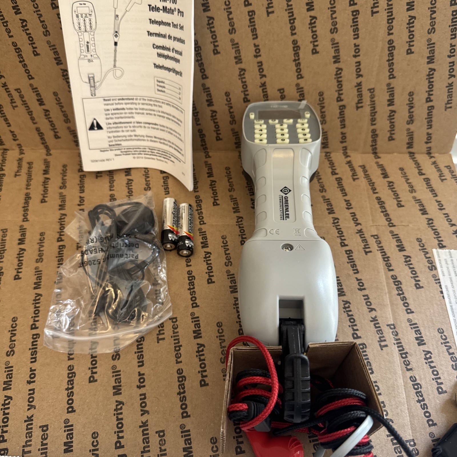 Greenlee TM-700 Test Telephone