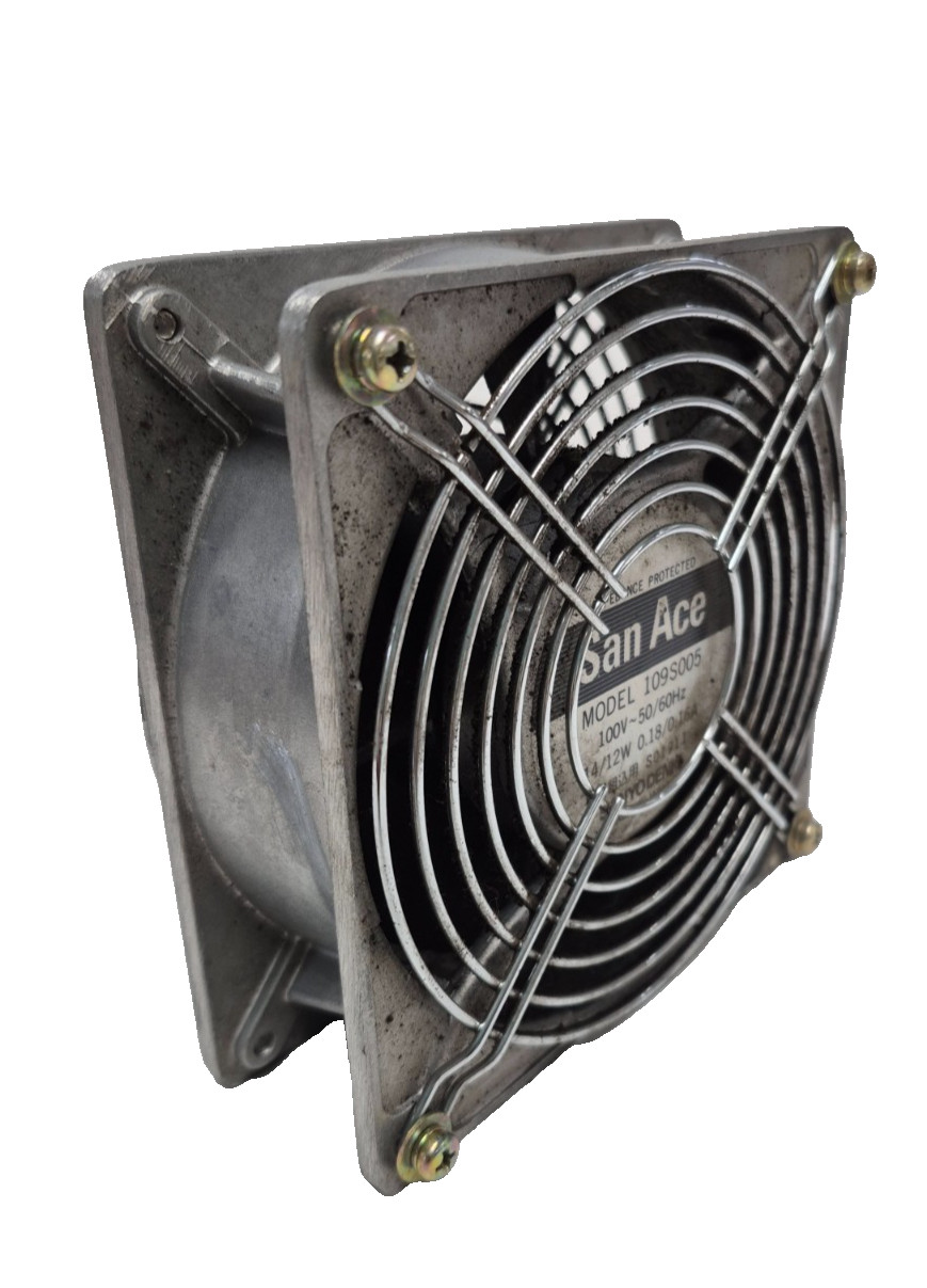 SANYO DENKI COOLING FAN SAN ACE 109S005 100V~50/60Hz, 14/12W, 0.18/0.16A