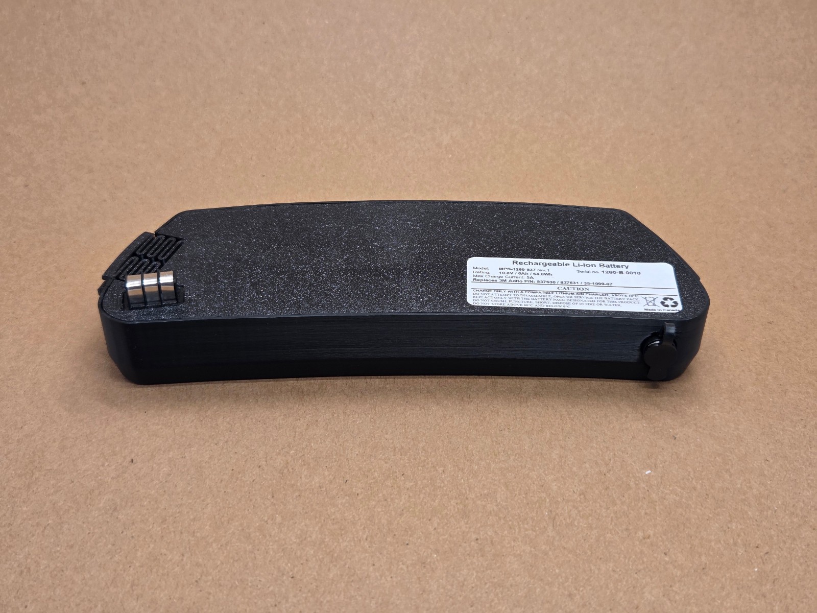 3M Adflo PAPR Replacement Battery 3Ah 5Ah 6Ah | 837630 837631 | Canadian Made