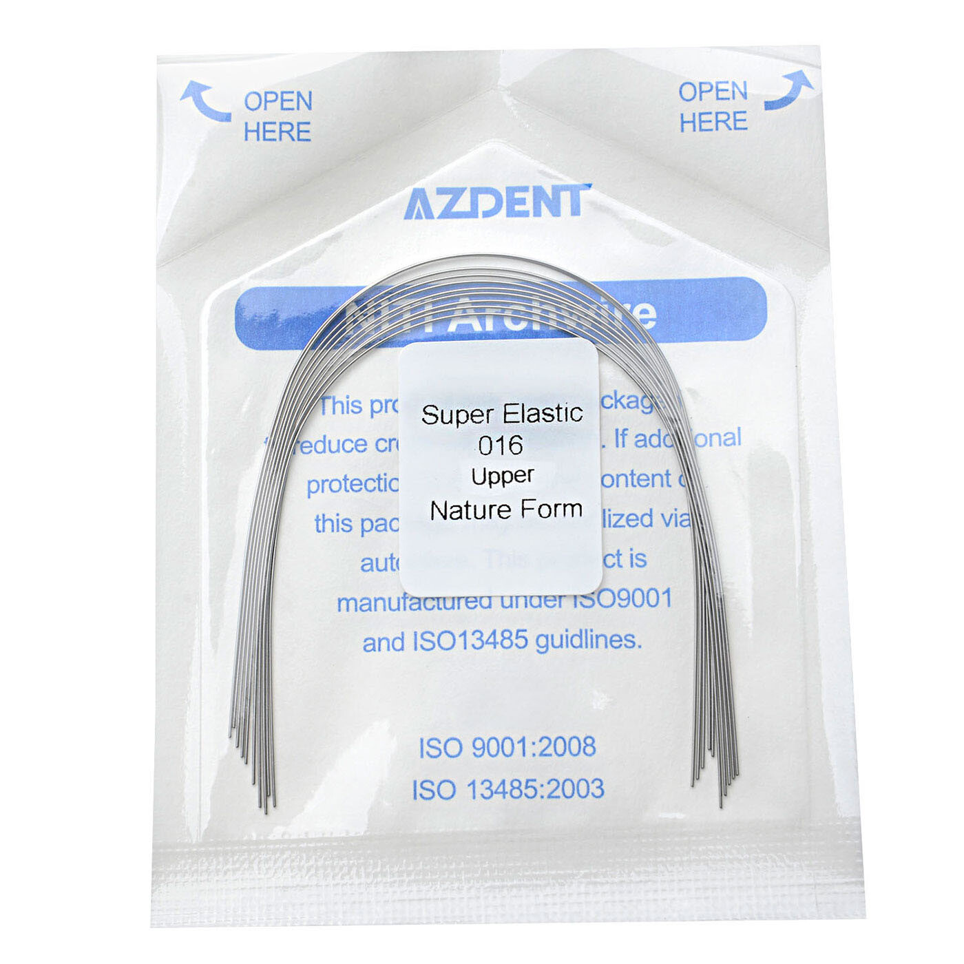 AZDENT Dental Orthodontic Arch Wire Super Elastic Niti Round Natural Nature Form