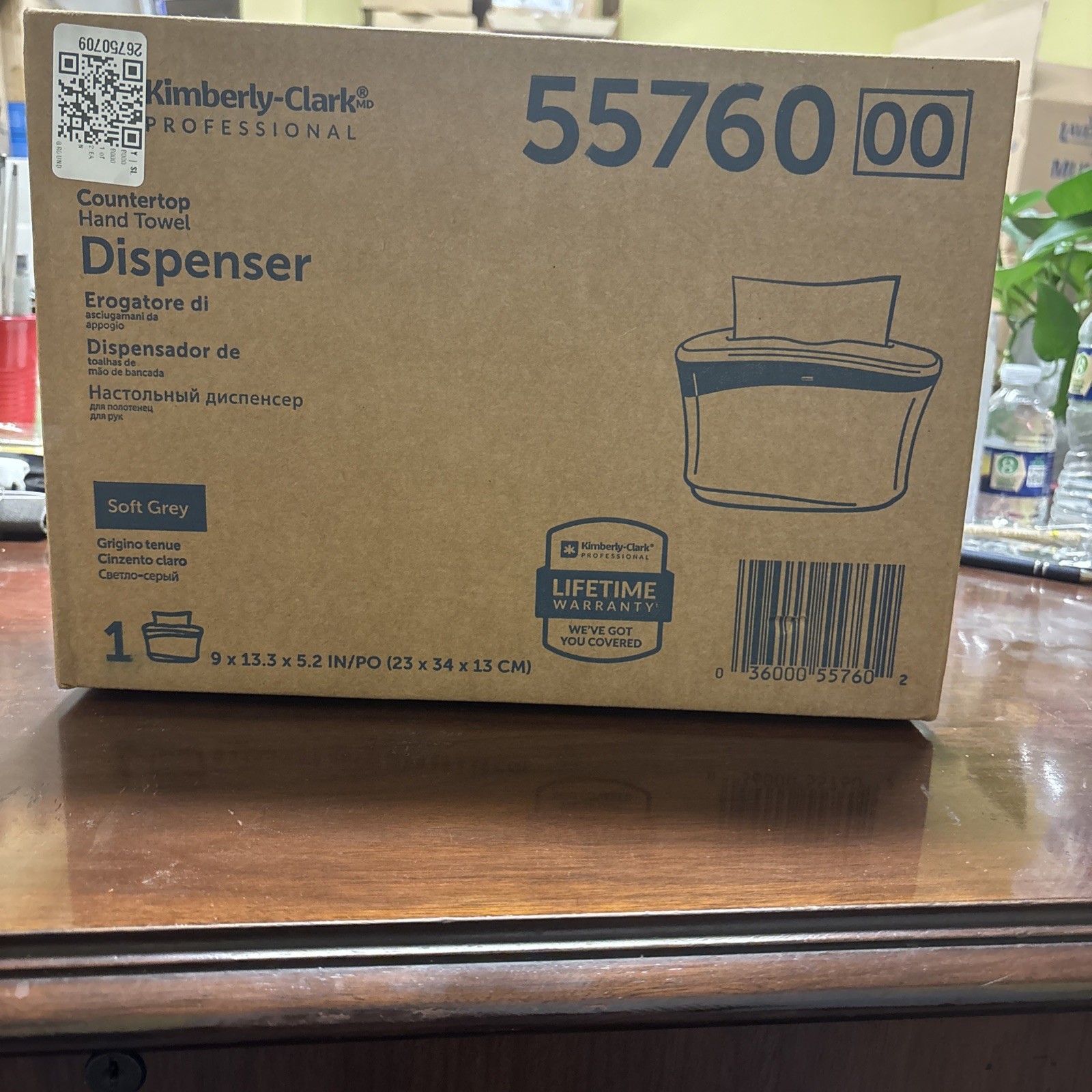 Kimberly Clark 5576000 countertop Hand towel dispenser Soft Grey 55760 Qty-1