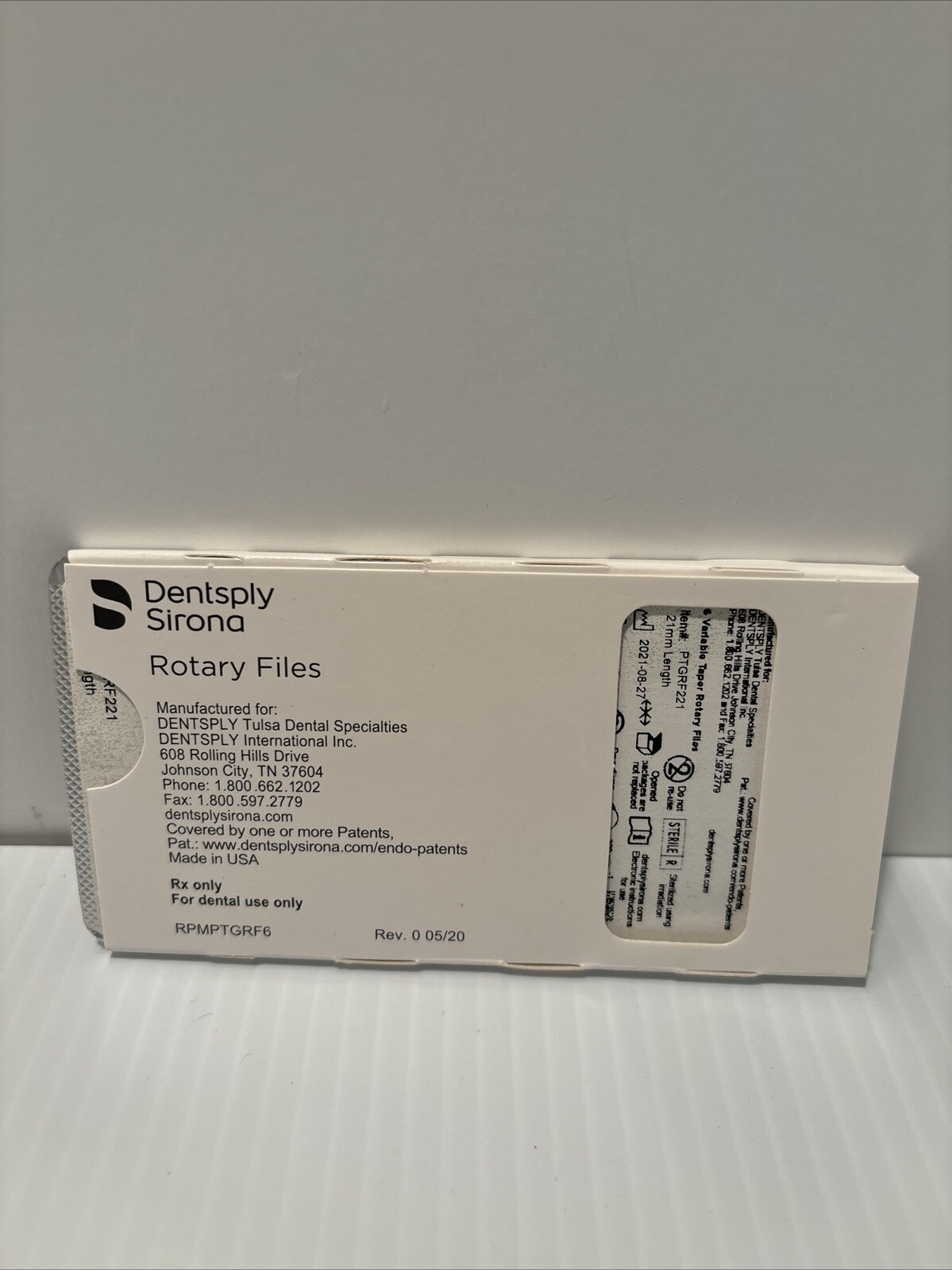 pro taper gold rotary files dentsply sirona 21mm lenght PTGRF221 Last Ones!!!